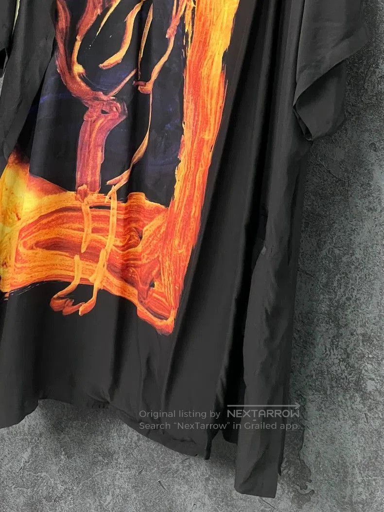 Yohji Yamamoto Yohji Yamamoto Silk Printed Shirt. Size US XS / EU 42 / 0 - 4 Thumbnail