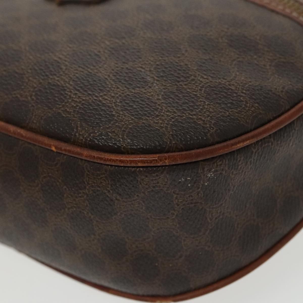 Celine CELINE Macadam Canvas Shoulder Bag Pvc Leather Brown Gold Size ONE SIZE - 10 Thumbnail