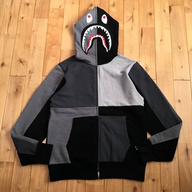 Bape BAPE Crazy color shark full zip hoodie a bathing ape Size US L / EU 52-54 / 3 - 1 Thumbnail