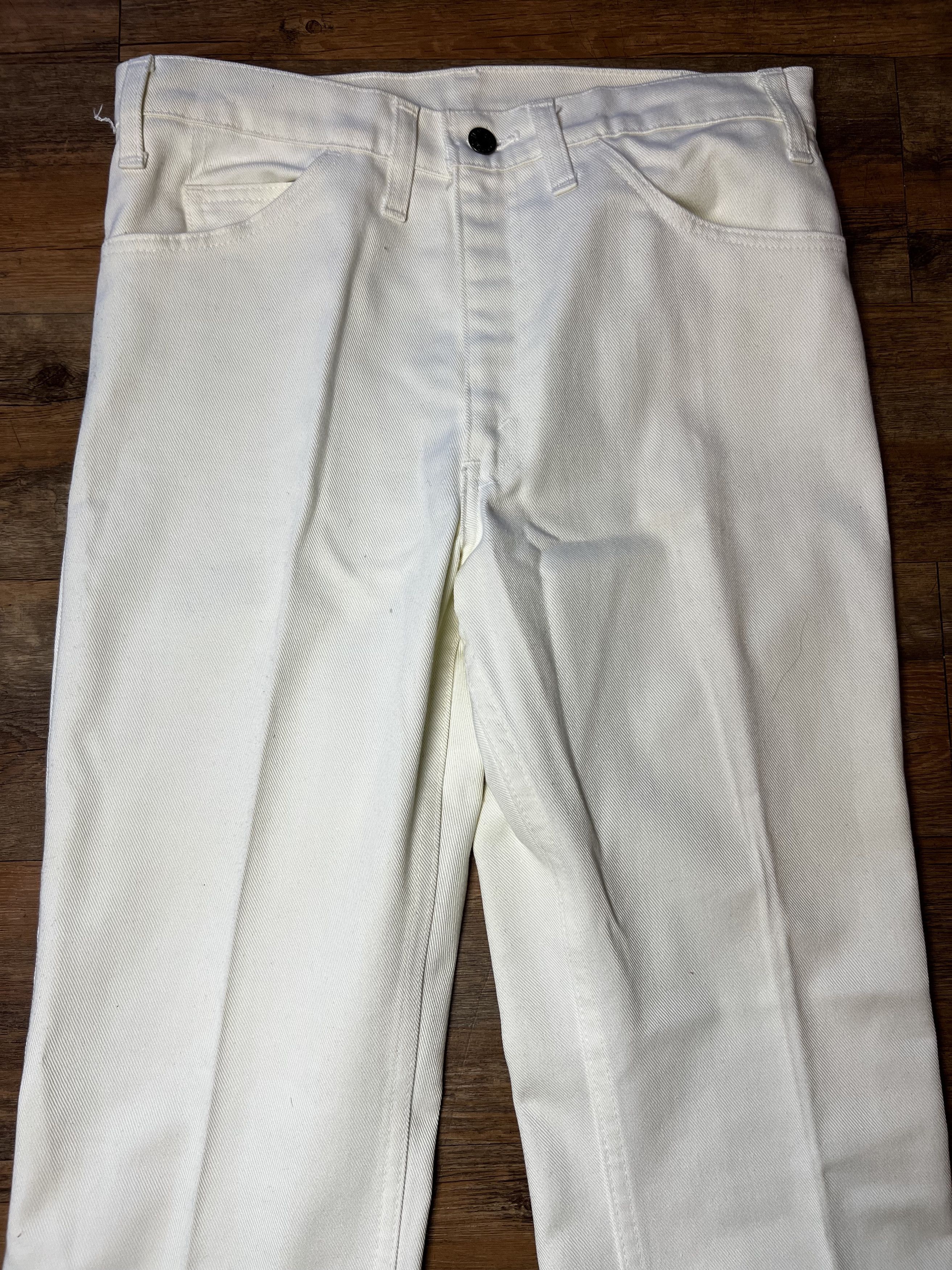 Levi's Vintage Clothing Vintage 1960's Levi's White Sta-Prest Pants Size US 32 / EU 48 - 3 Thumbnail