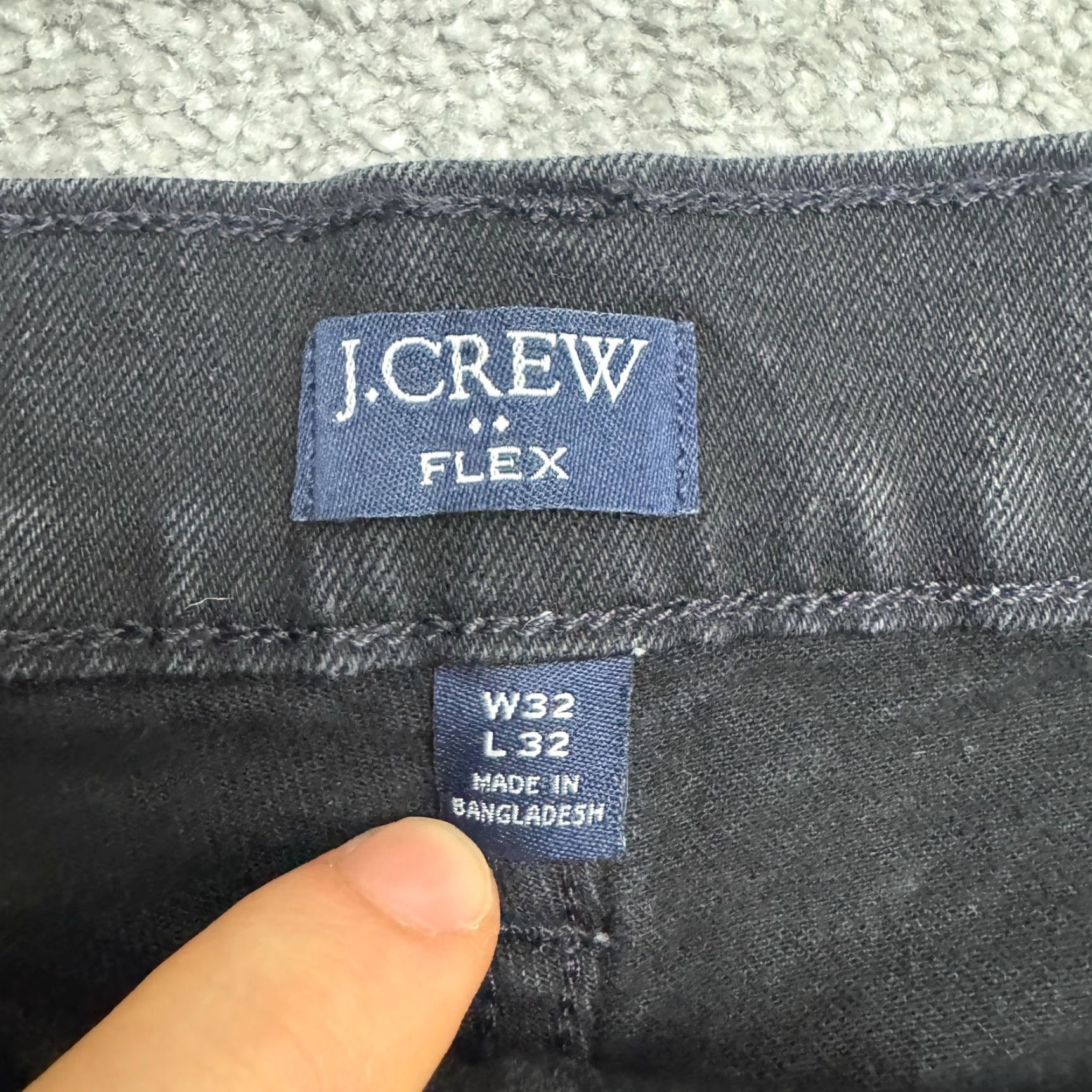 J.Crew J.Crew Jeans Mens 32x32 Flex Straight Denim Cotton Black Classic USA Size US 32 / EU 48 - 5 Thumbnail