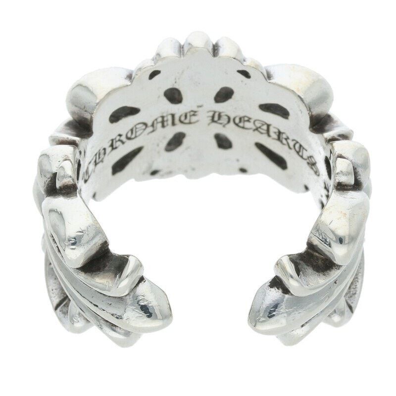 Chrome Hearts Chrome Hearts Double Floral Silver Ring Size ONE SIZE - 2 Thumbnail