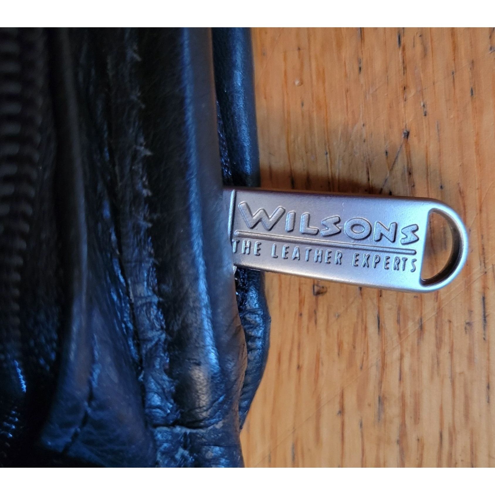 Wilsons Leather Wilsons Black Leather Business Portfolio Adjustable Shoulder Size ONE SIZE - 3 Thumbnail