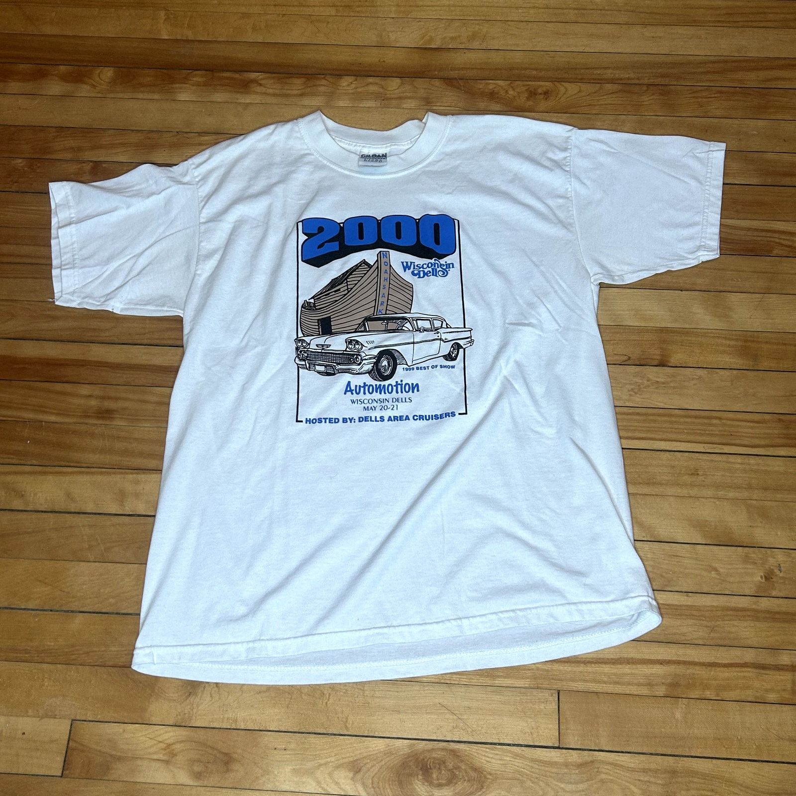 Gildan Y2K Automotion Noahs Ark T-Shirt XL Size US XL / EU 56 / 4 - 1 Thumbnail