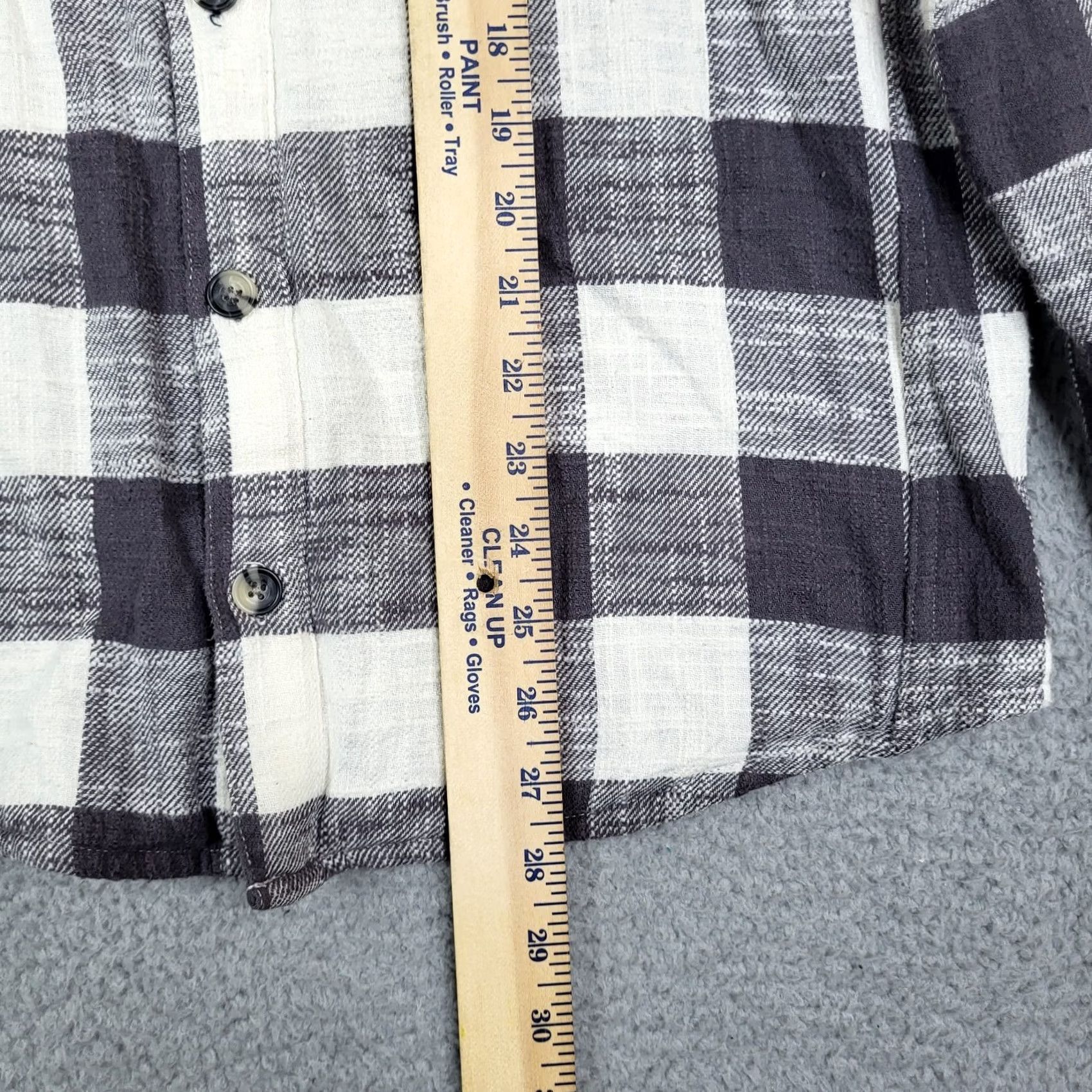 Marine Layer Marine Layer Button-Up Plaid Flannel Shirt S Regular Men Gray Cotton Long Sleeve, Lined, Casual, Vintage No, 42 in Chest, 42 in Chest (Regular) Size US S / EU 44-46 / 1 - 4 Thumbnail