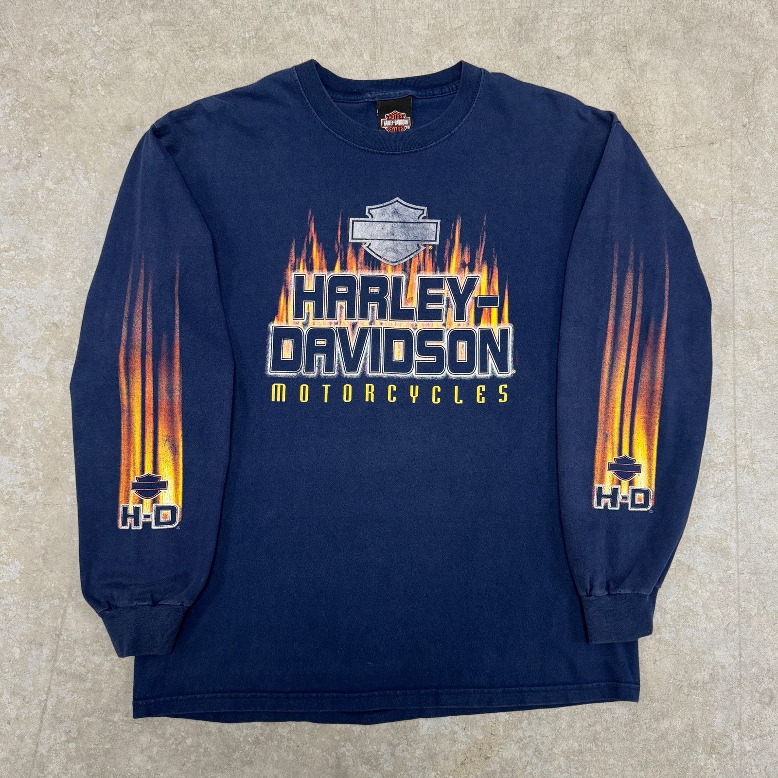 Harley Davidson Vintage Harley Davidson Longsleeve Size US L / EU 52-54 / 3 - 1 Thumbnail