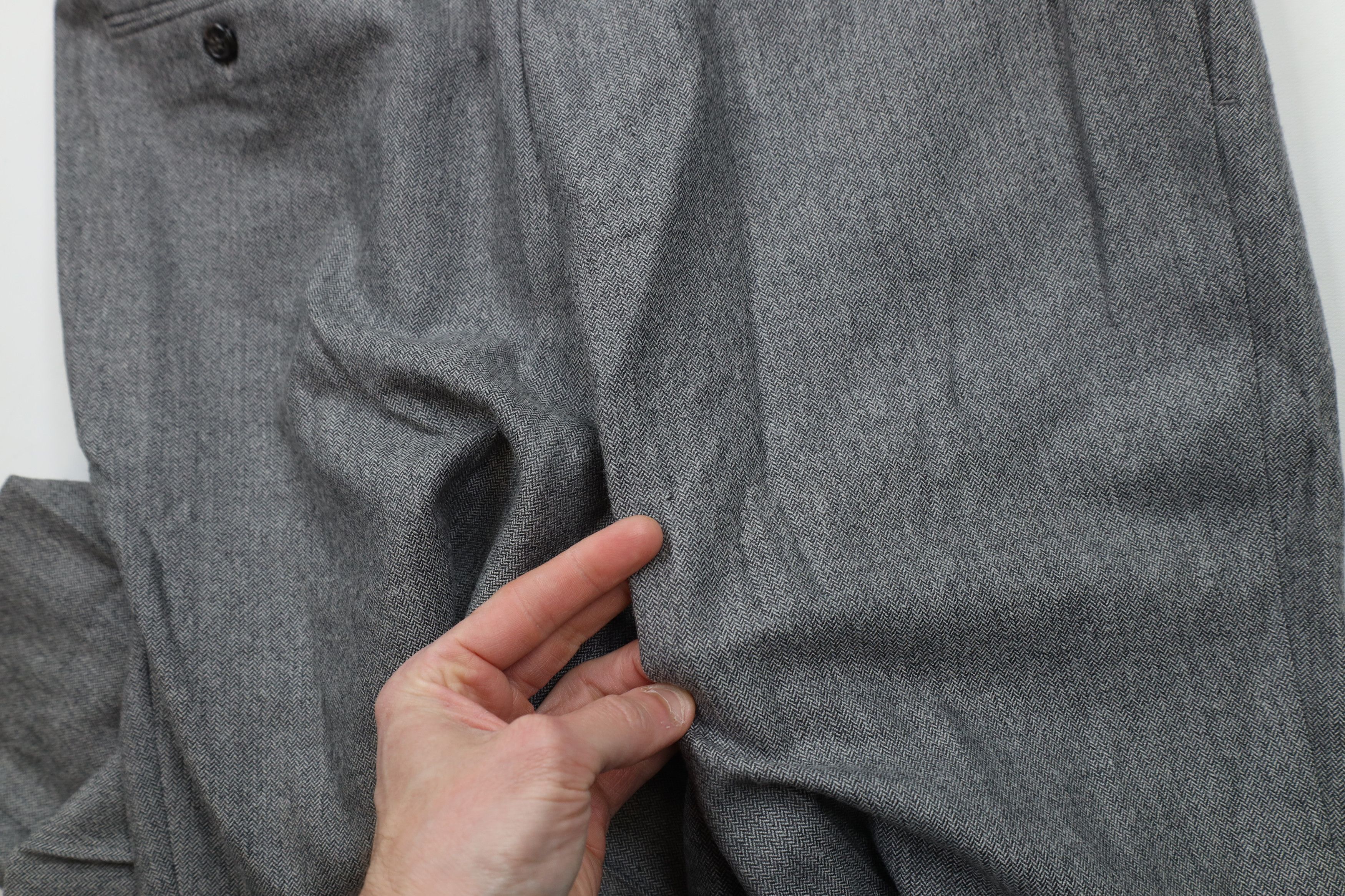 Vintage Vintage 70s Streetwear Herringbone Bell Bottoms Chino Pants Size US 34 / EU 50 - 9 Thumbnail