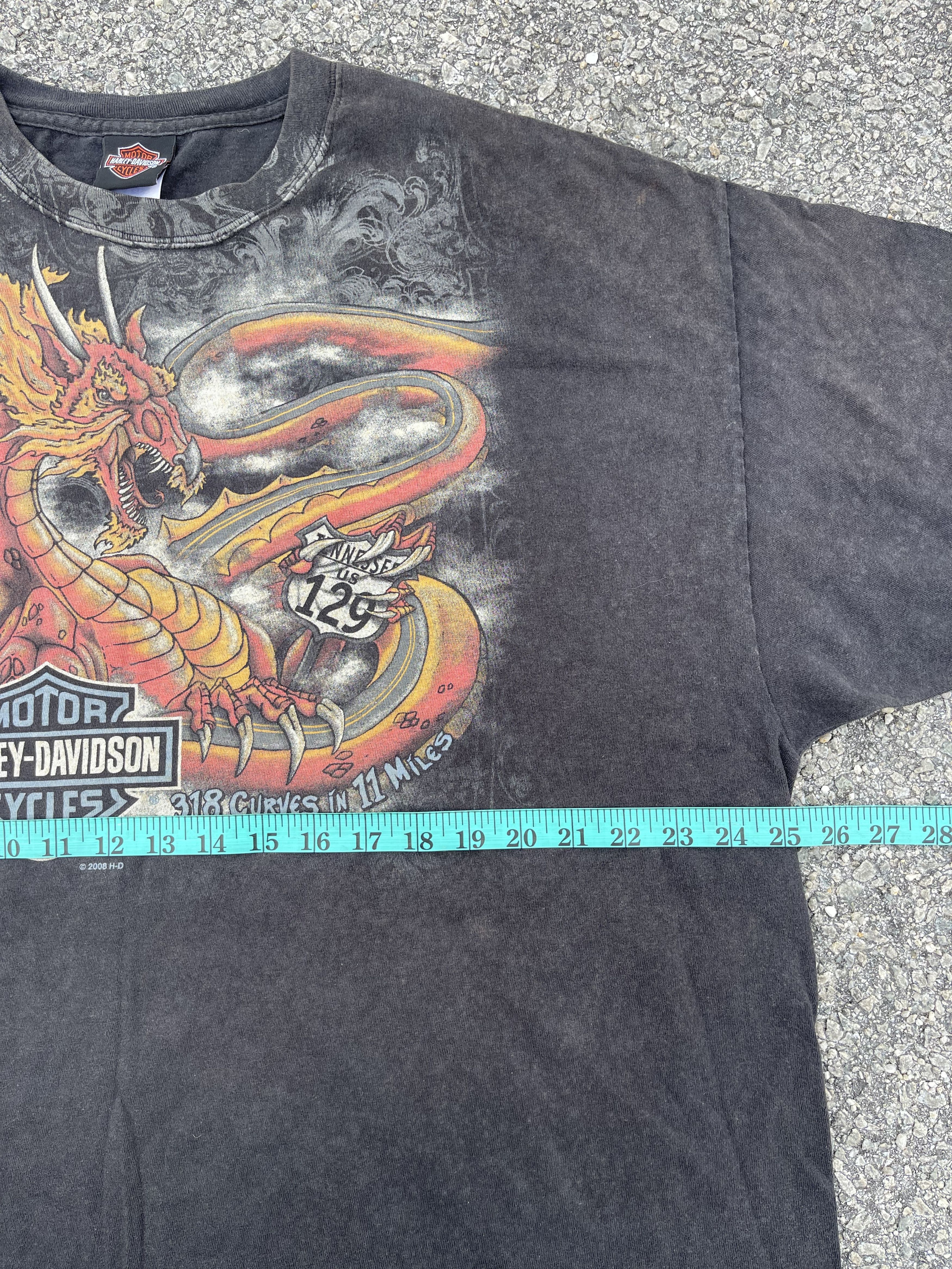 Harley Davidson × Vintage Vtg y2k Harley Davidson “Smokey Mountain” Tee Travis Scott Size US XXL / EU 58 / 5 - 9 Thumbnail