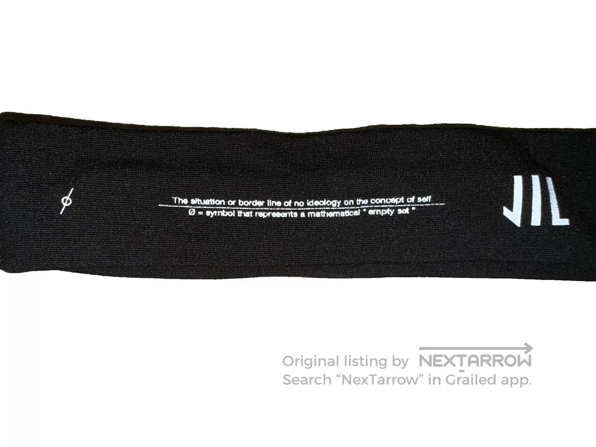 Julius NILOS BY JULIUS_7 Black Headband. Size ONE SIZE - 4 Thumbnail