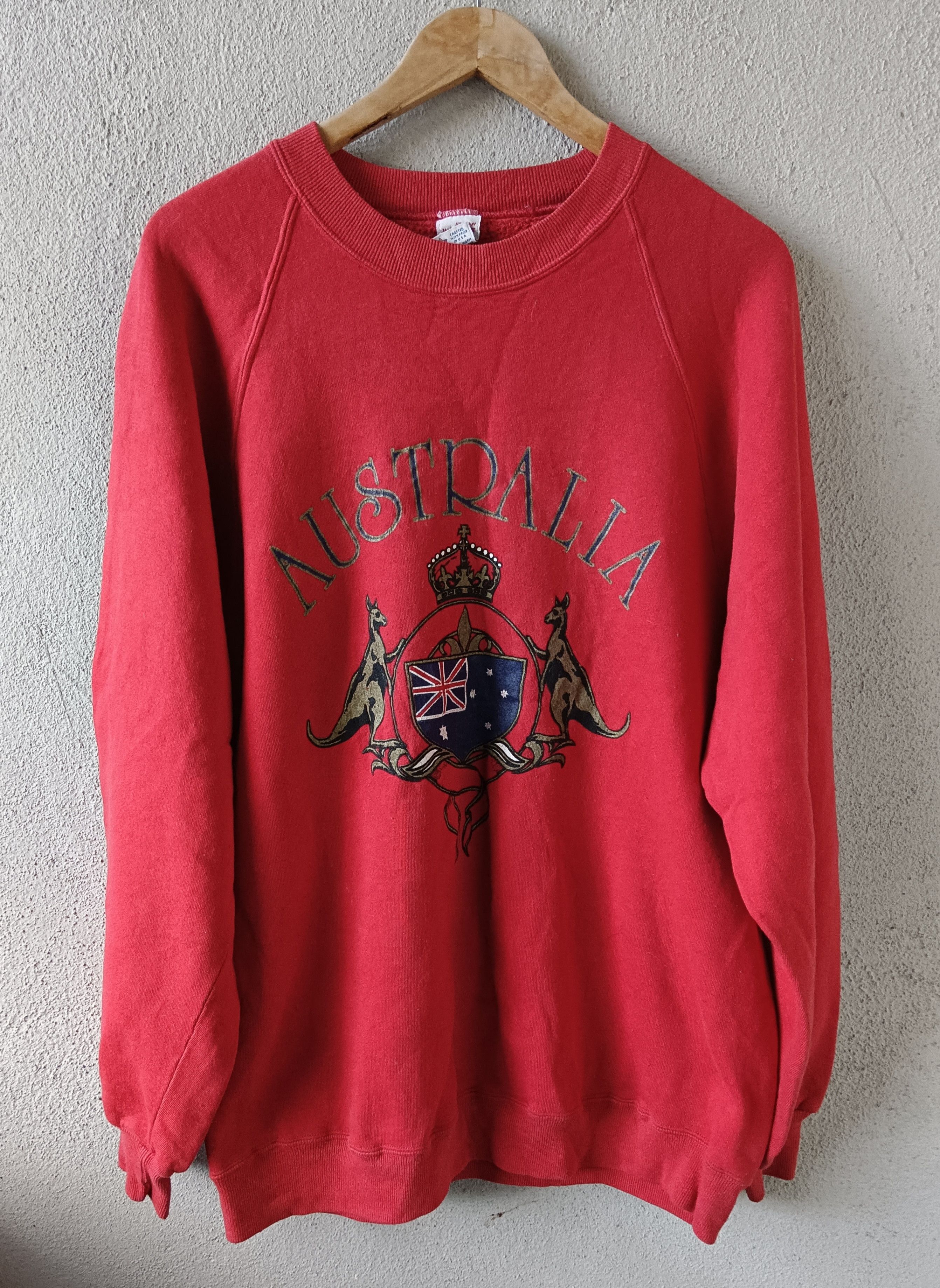 Vintage Vintage AUSTRALIA sweatshirt By Russell size XL Made in usa Size US XL / EU 56 / 4 - 1 Thumbnail
