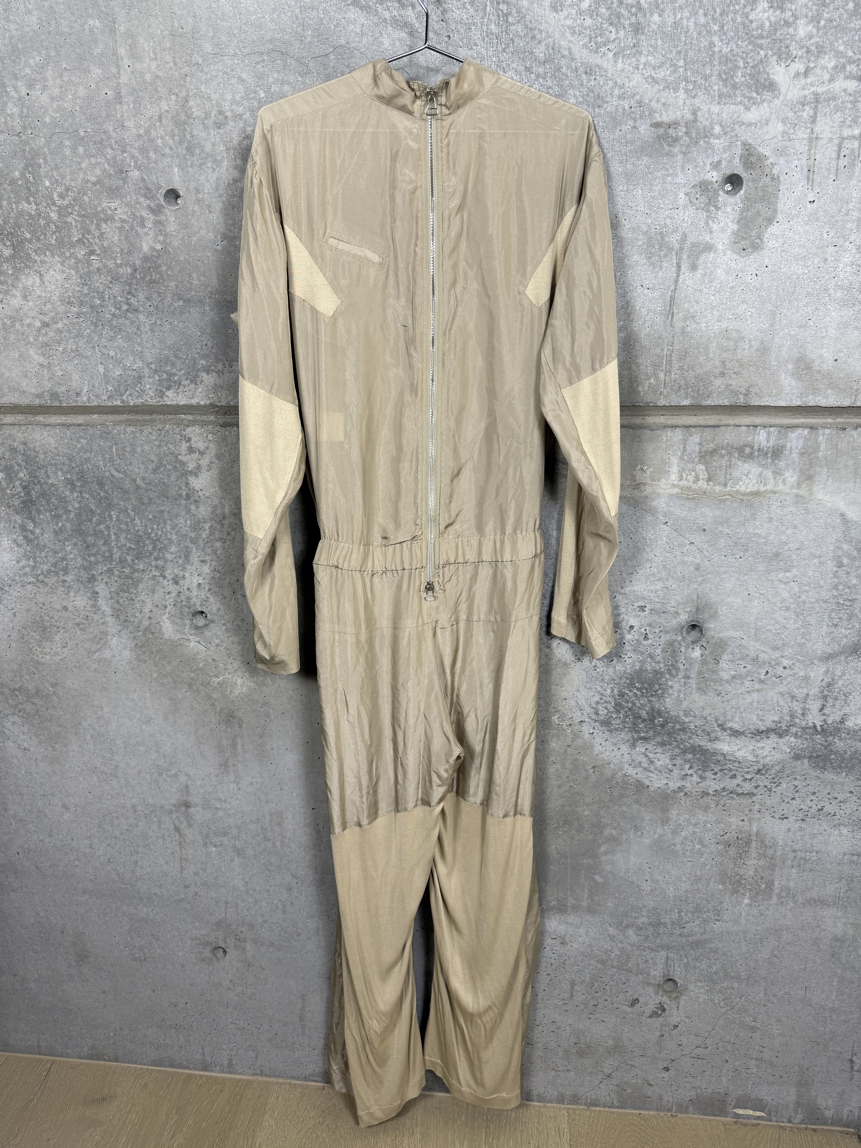Alexander McQueen Alexander McQueen 2004 Silk Flight suit Jumpsuit Size US 34 / EU 50 - 2 Thumbnail