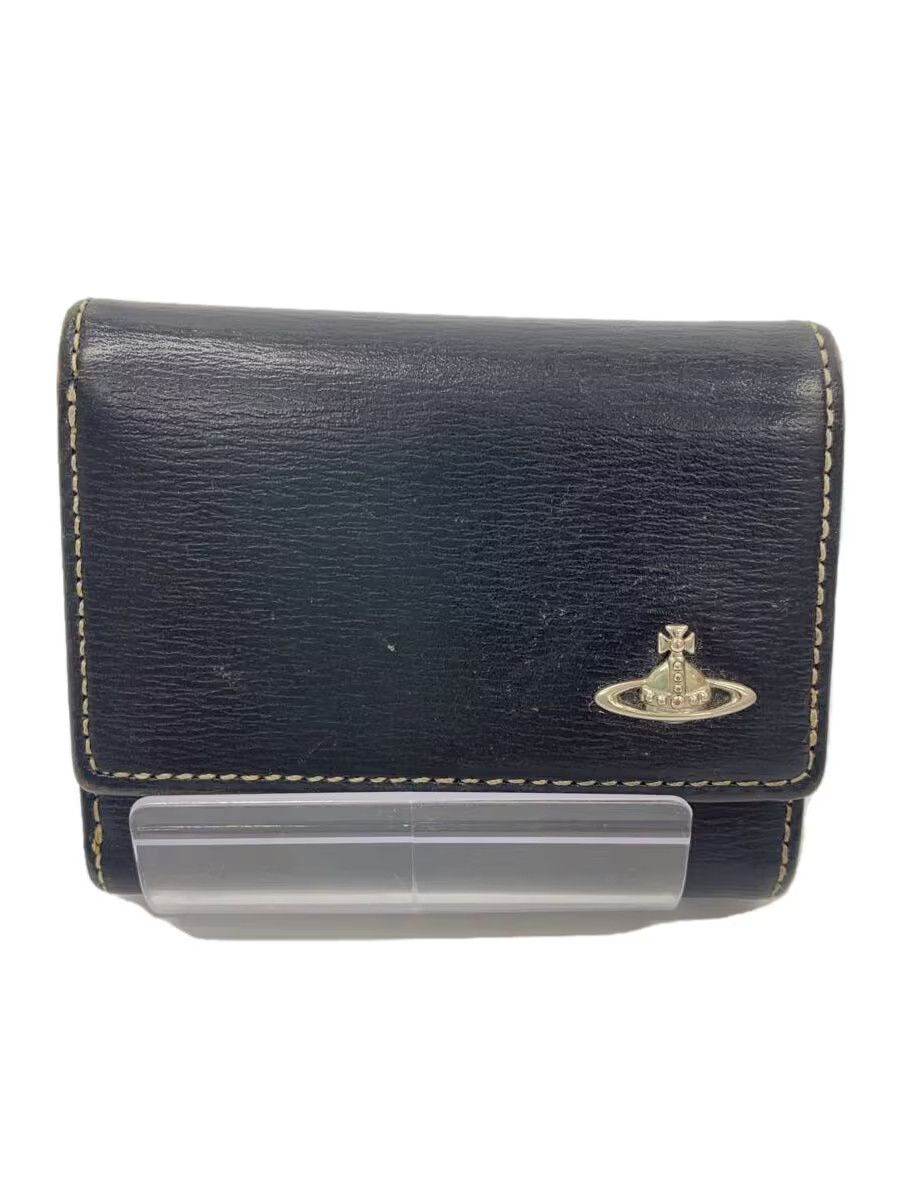 Vivienne Westwood Contrast Stitch Orb Leather Wallet Size ONE SIZE - 1 Thumbnail