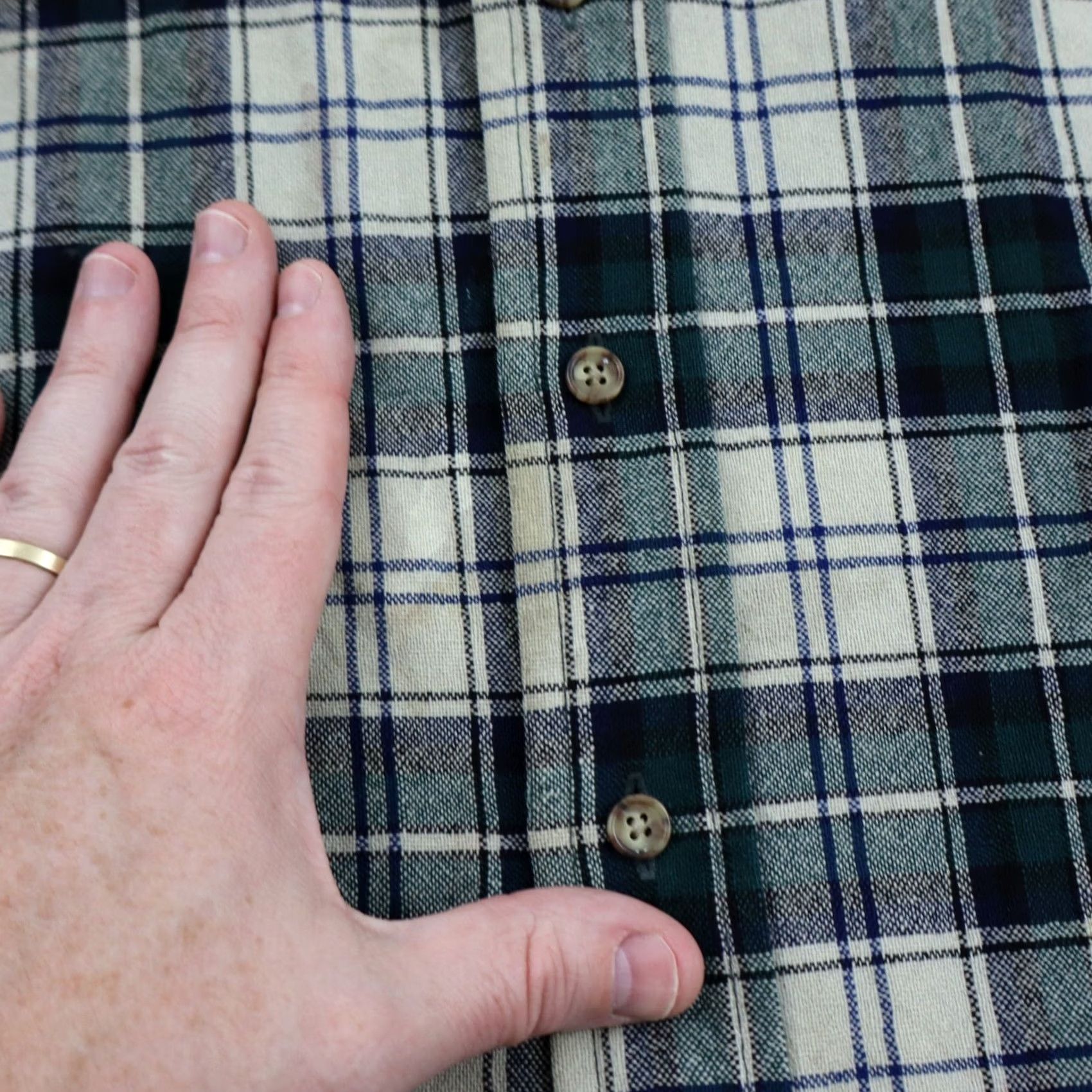 Pendleton Vtg Pendleton Wool Flannel Shadow Plaid Ombre Lodge Outdoor Shirt Mens Small Size US S / EU 44-46 / 1 - 7 Thumbnail