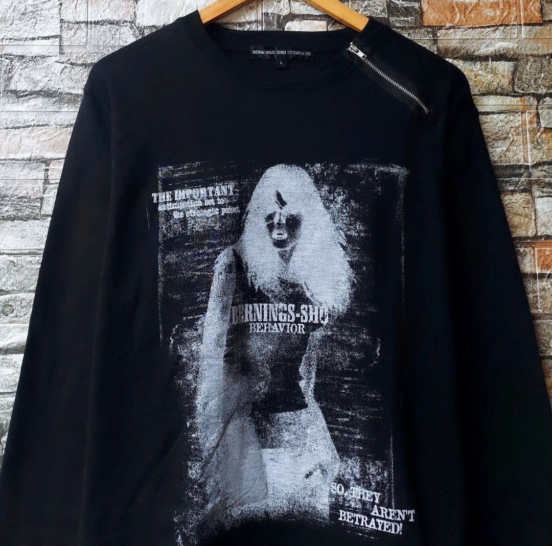Japanese Brand Japanese Brand Berning Sho Behavior Long Sleeve Size US M / EU 48-50 / 2 - 2 Thumbnail