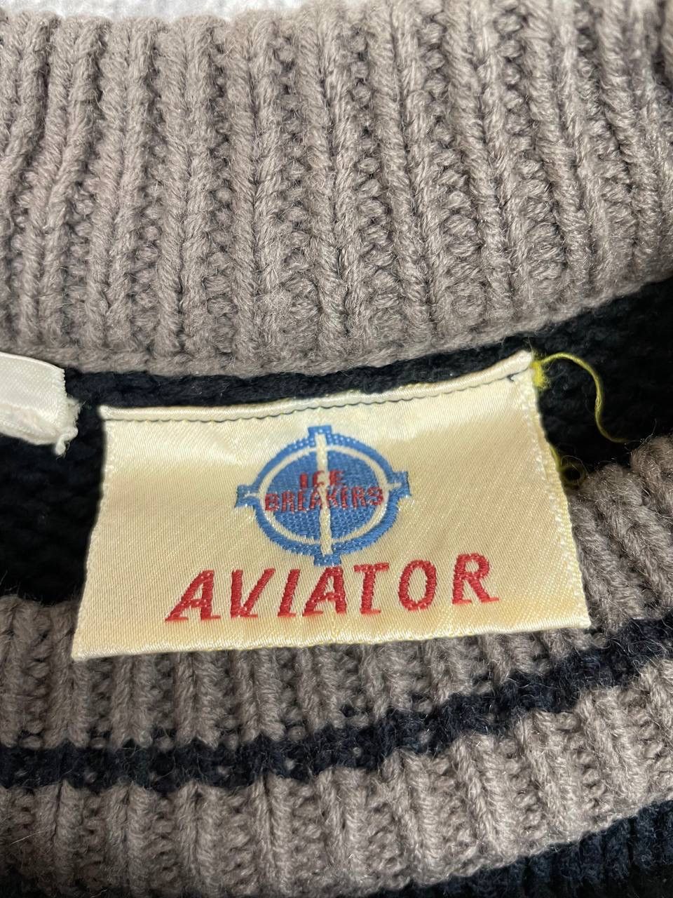 Other Aviator Ice Breakers Vintage Men Wool Knit Sweater Size US L / EU 52-54 / 3 - 6 Thumbnail