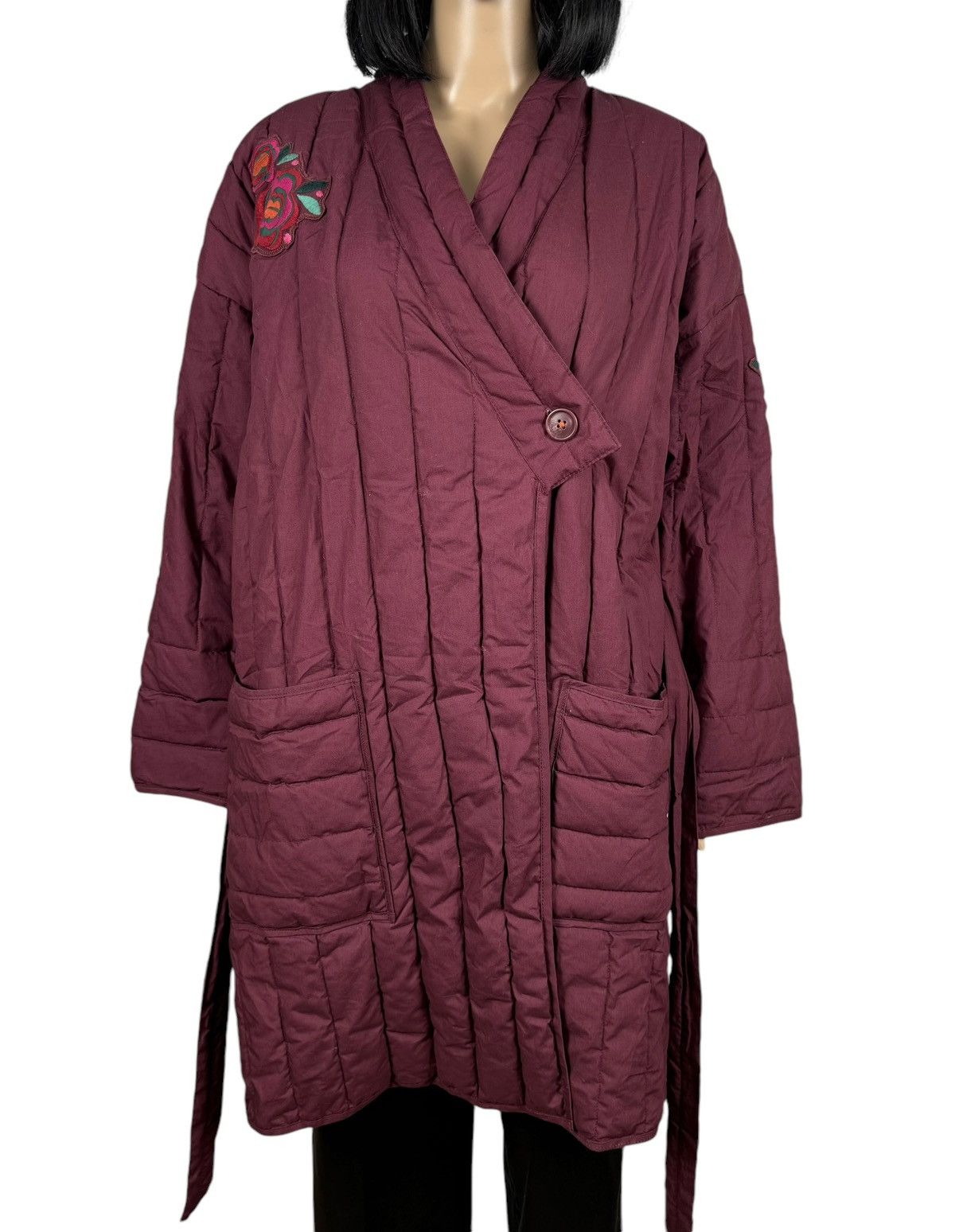 Gudrun Sjoden Gudrun Sjoden Qulted Coat Kimono Belted size M Size M / US 6-8 / IT 42-44 - 12 Thumbnail