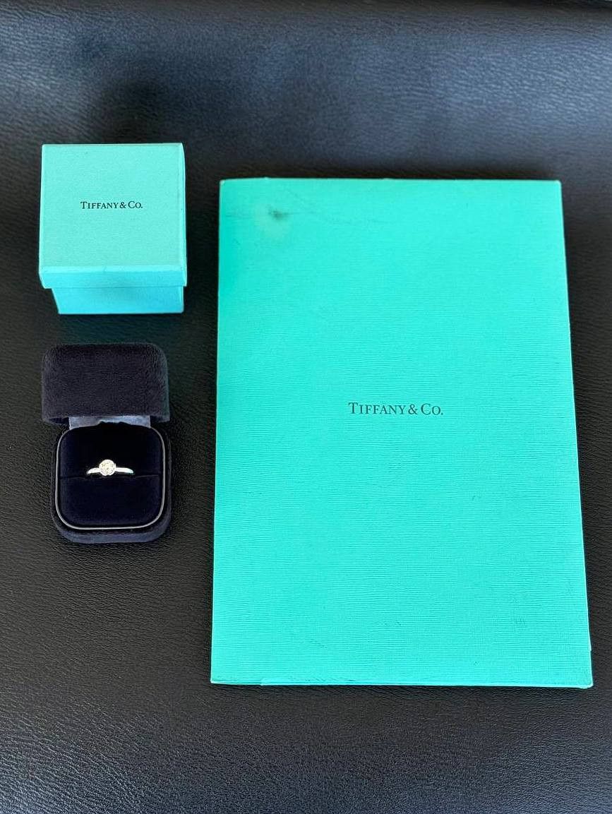 Tiffany & Co. Tiffany Co. 0.83ct Platinum Round Diamond Engagement Ring Size ONE SIZE - 2 Thumbnail