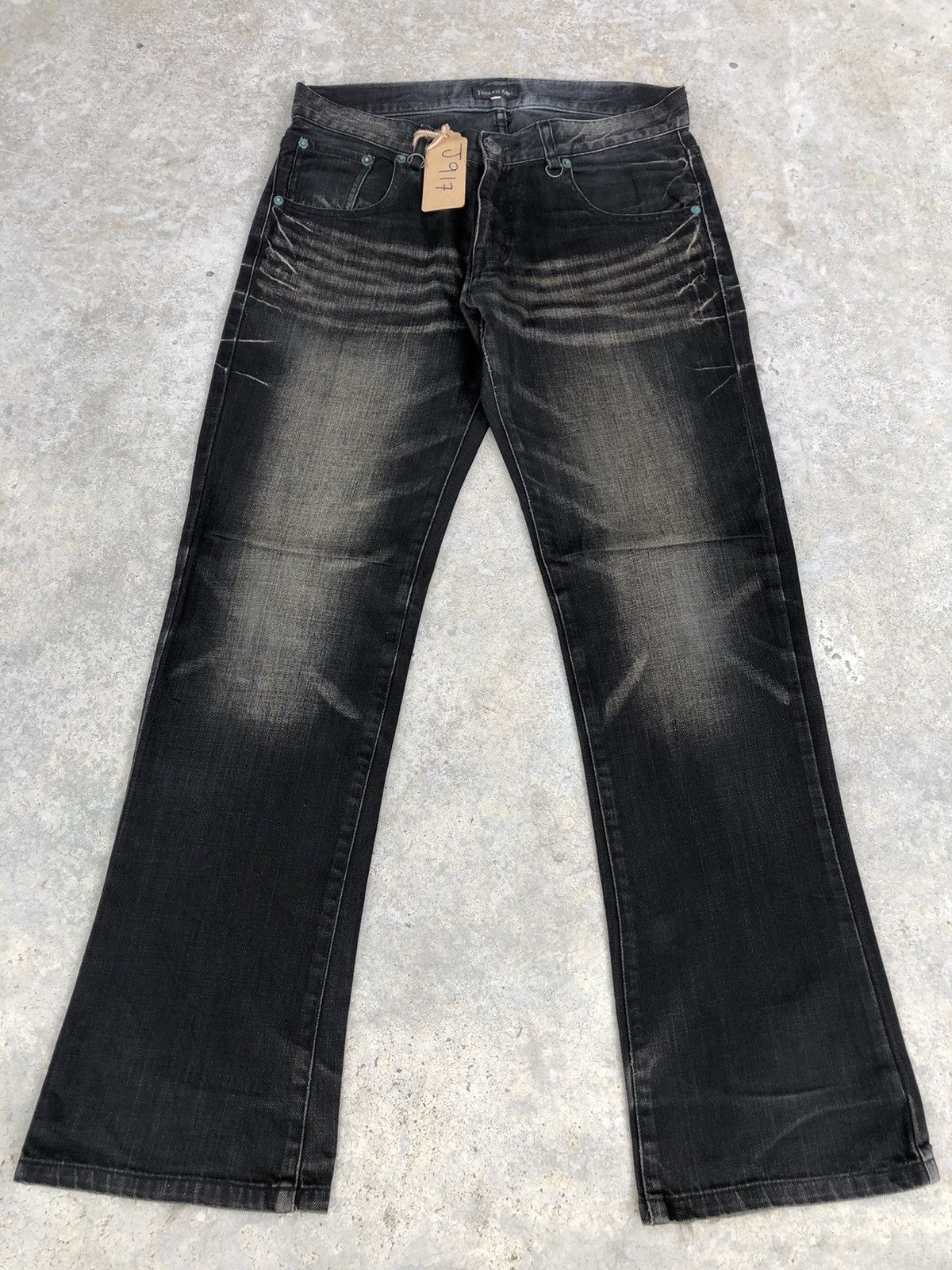 If Six Was Nine Japanese Tesoro Flared Jeans Distressed Jeans Size US 32 / EU 48 - 1 Thumbnail