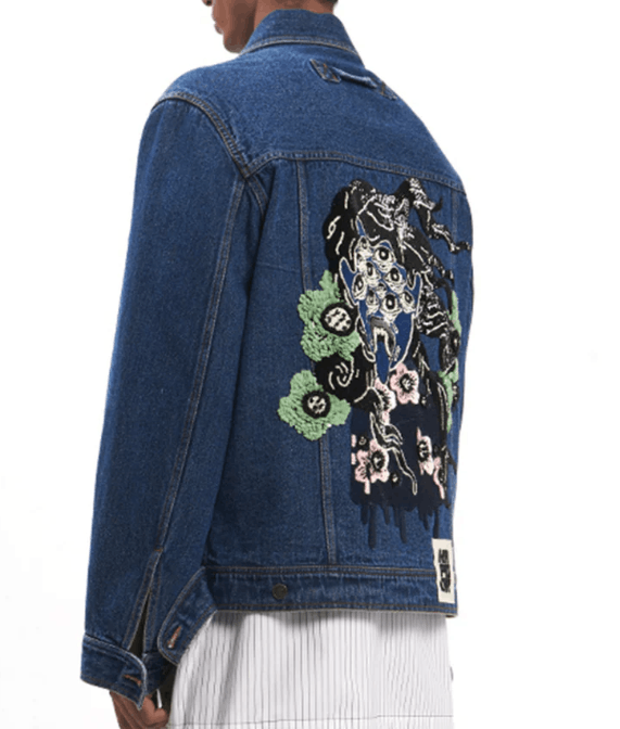 Other DHRUV KAPOOR EMBROIDERED DENIM JACKET Size US M / EU 48-50 / 2 - 2 Thumbnail