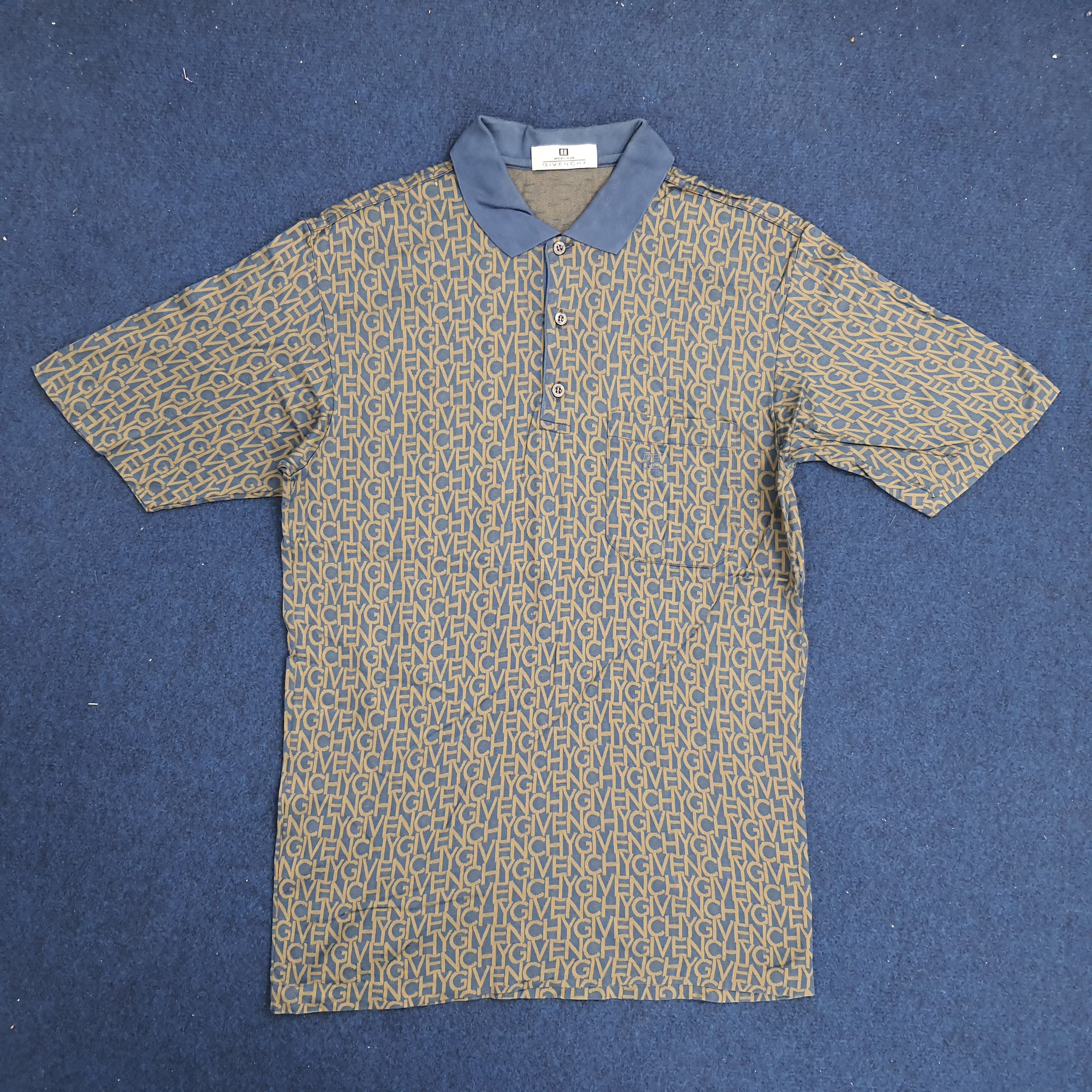 GIVENCHY vintage polo shirt ジバンシィ ヴィンテージ Vintage Men's Givenchy Polo Shirt Adult Early 90s Size XL