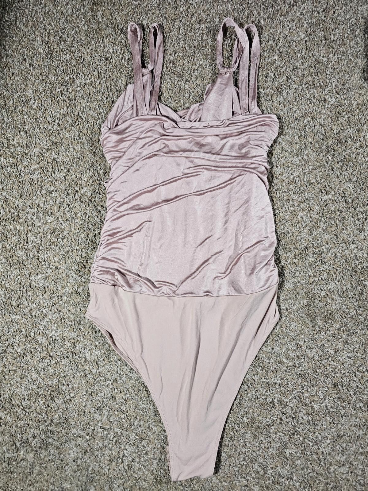 Leather Leith Leotard Lingerie Large Size ONE SIZE - 6 Thumbnail