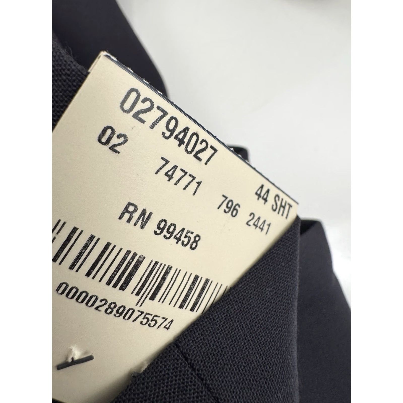 Brooks Brothers BROOKS BROTHERS Blazer - Wool Blend Stretch - 44S - Wool Blazer Jacket - Blackish Very Dark Blue - Men - Short Length - Tags New Size 44R - 5 Thumbnail