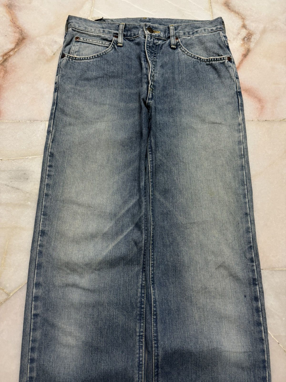 Lee 💥BAGGY💥90's LEE MUD WASHED HEAVYWEIGHT DENIM INSANE STYLE Size US 28 / EU 44 - 3 Thumbnail