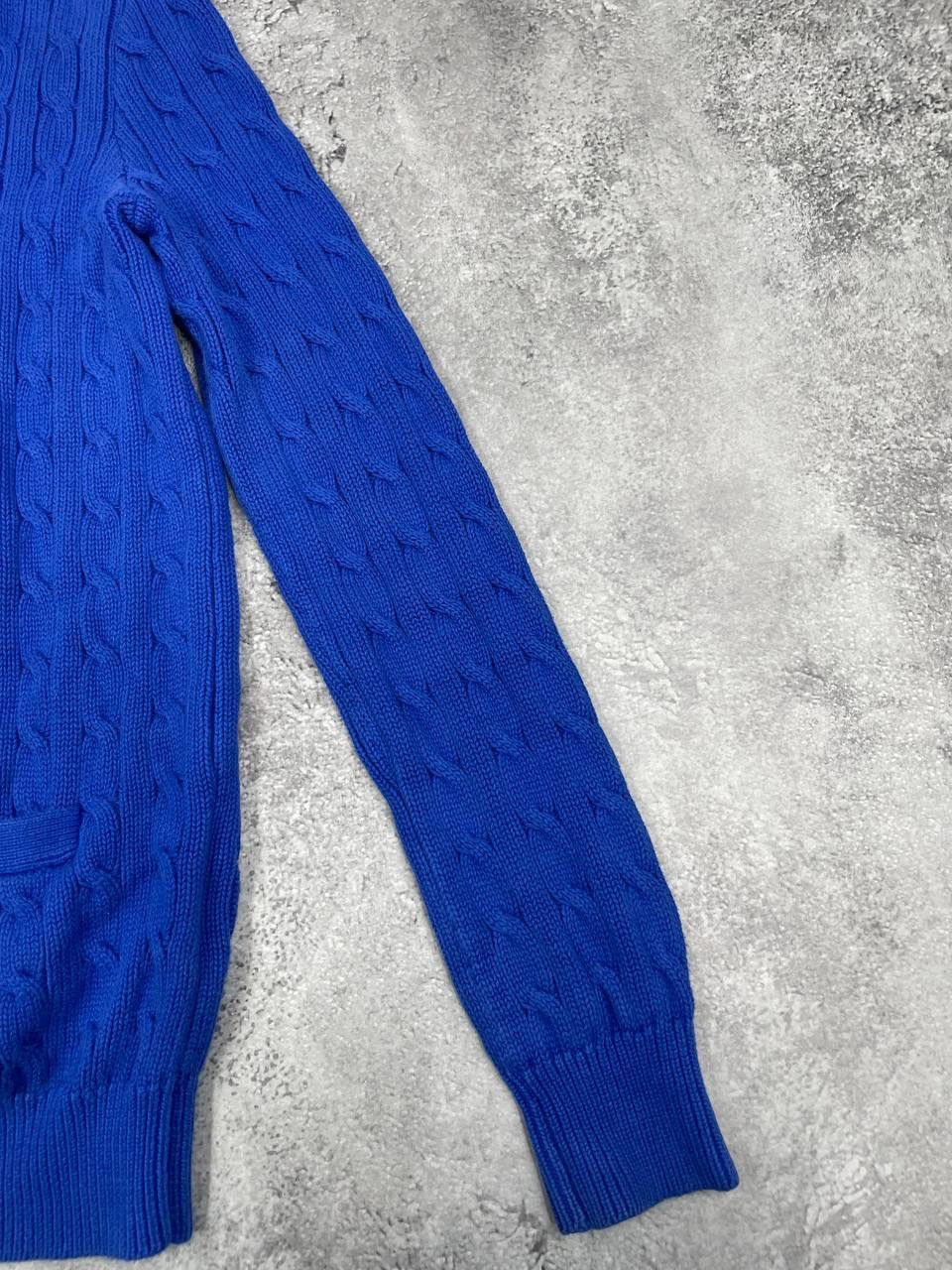 Ralph Lauren Ralph Lauren Sport Women Cotton Cardigan Blue Cable Knit Size M / US 6-8 / IT 42-44 - 6 Thumbnail