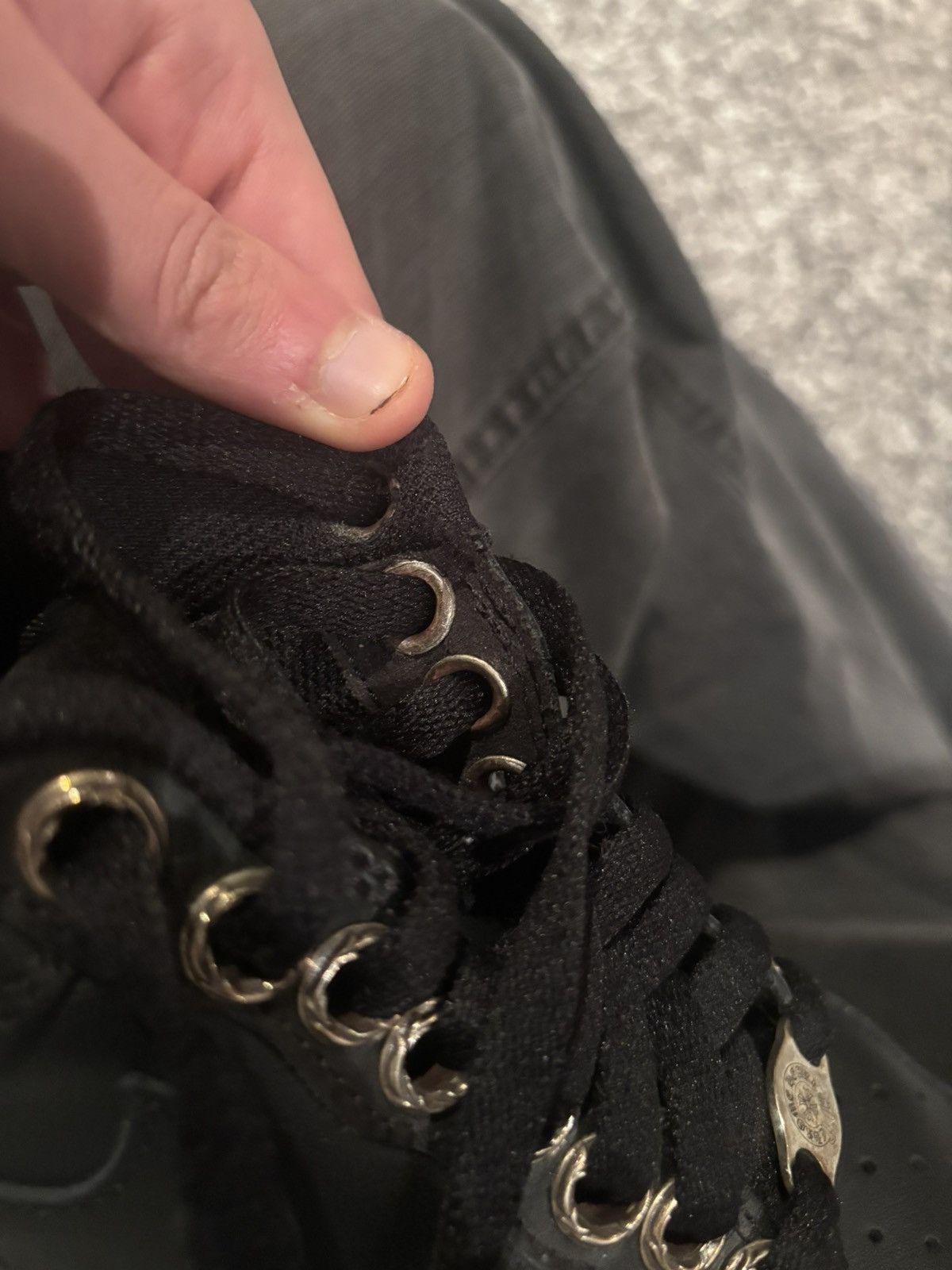 Chrome Hearts Chrome Hearts x Nike Black AF1 Size US 9 / EU 42 - 9 Thumbnail