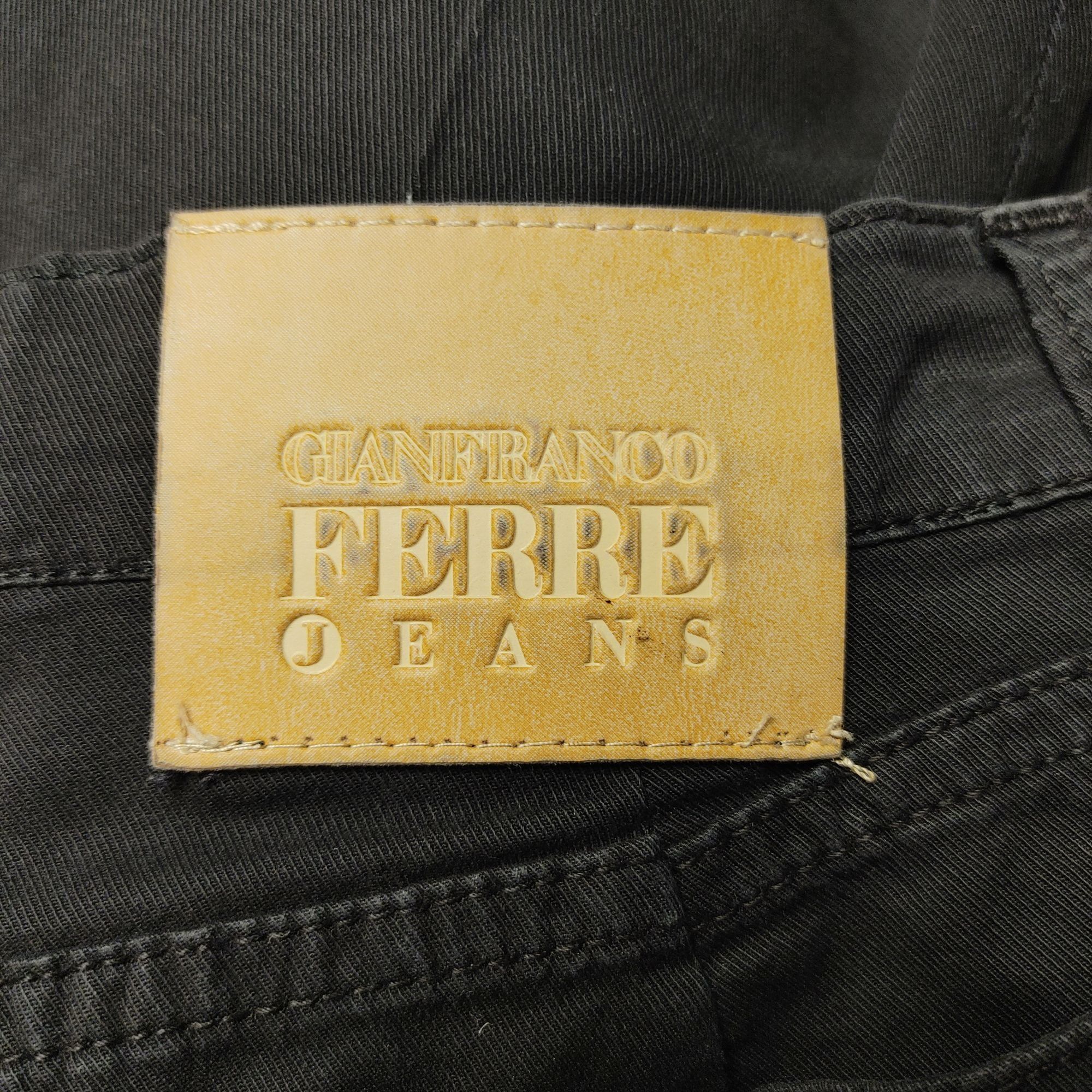 Other Gian Franco Ferre Jeans Women's Black Denim Straight Leg Jea Size 28" / US 6 / IT 42 - 2 Thumbnail