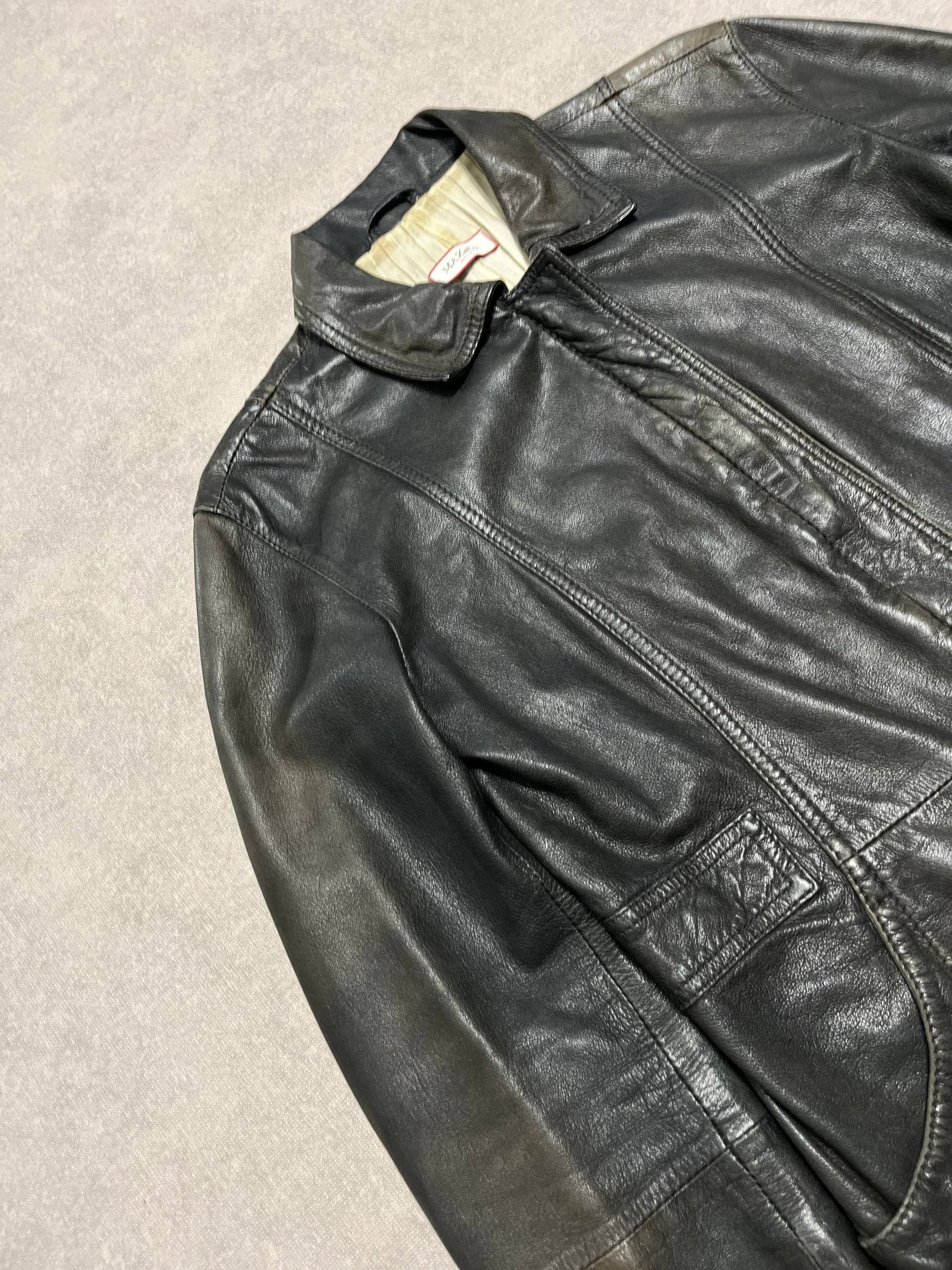 MAX&Co. Womens Max&Co. Real Leather Jacket Zip Vintage Size 42IT Size M / US 6-8 / IT 42-44 - 5 Thumbnail