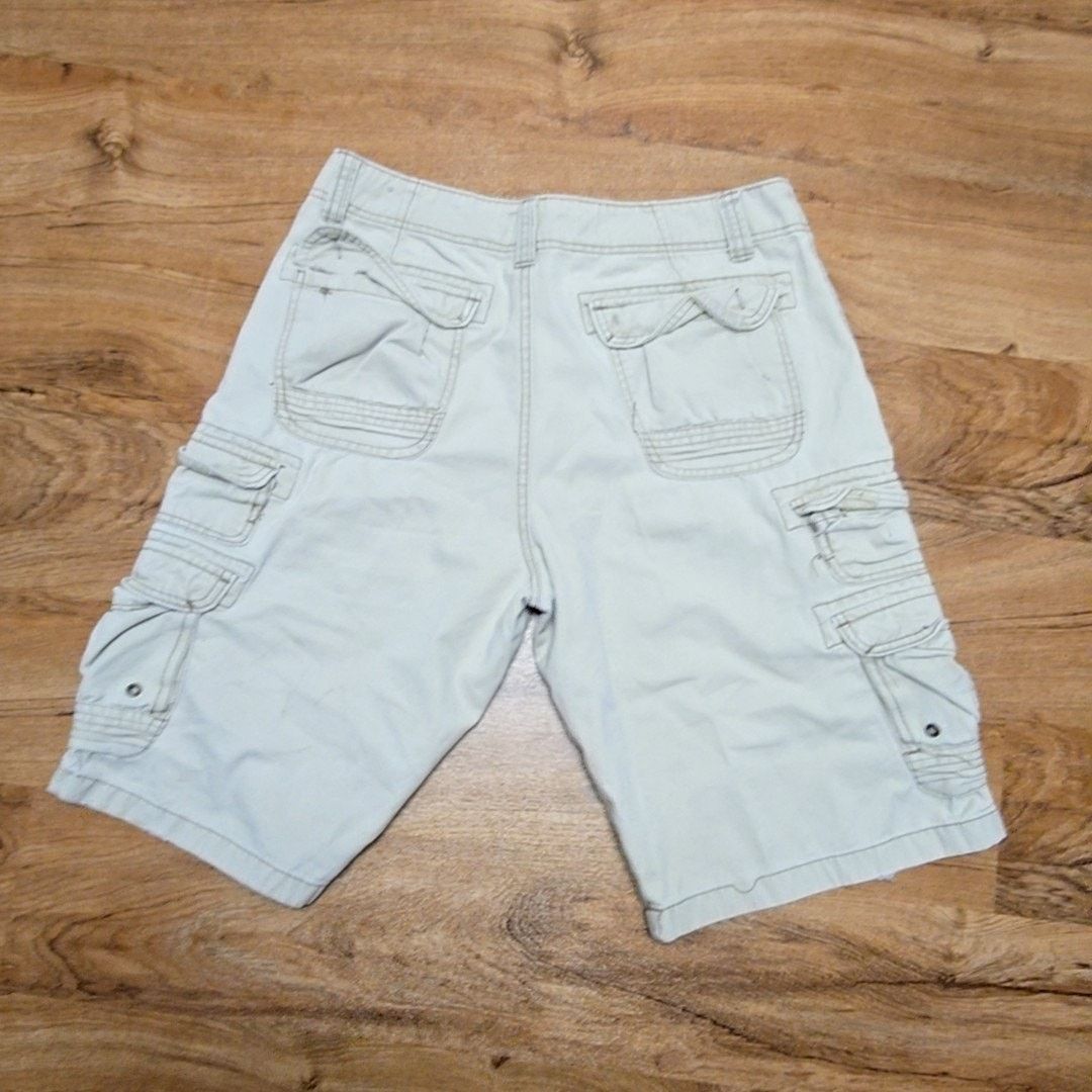 Iron Co. Iron Cargo Shorts Beige Multi-Pocket Utility Mens 32 Shorts Size US 32 / EU 48 - 5 Thumbnail