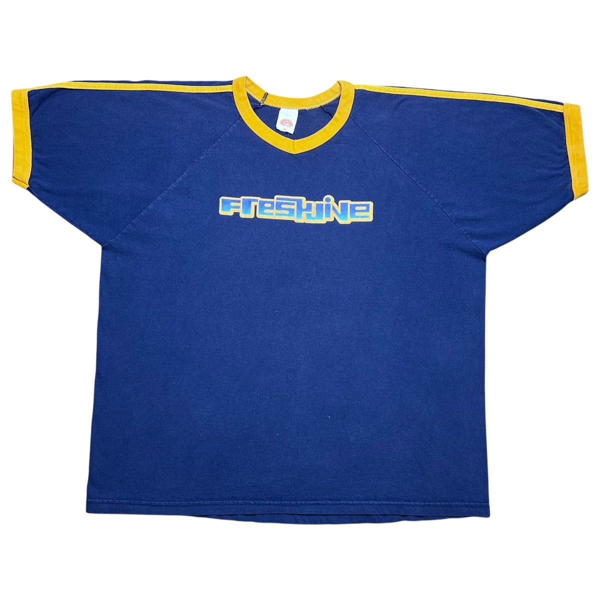 Freshjive Vtg 1990s Freshjive Streetwear Skate Rave Spell Out T-Shirt Size US XL / EU 56 / 4 - 1 Thumbnail