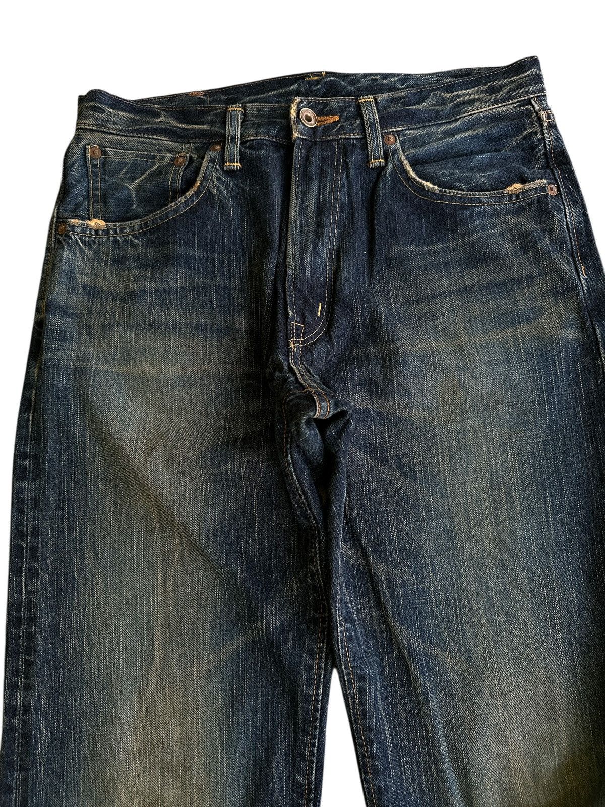 Japanese Brand Vintage Edwin 505ZX Selvedge Denim 💥🎌 Size US 31 - 9 Thumbnail