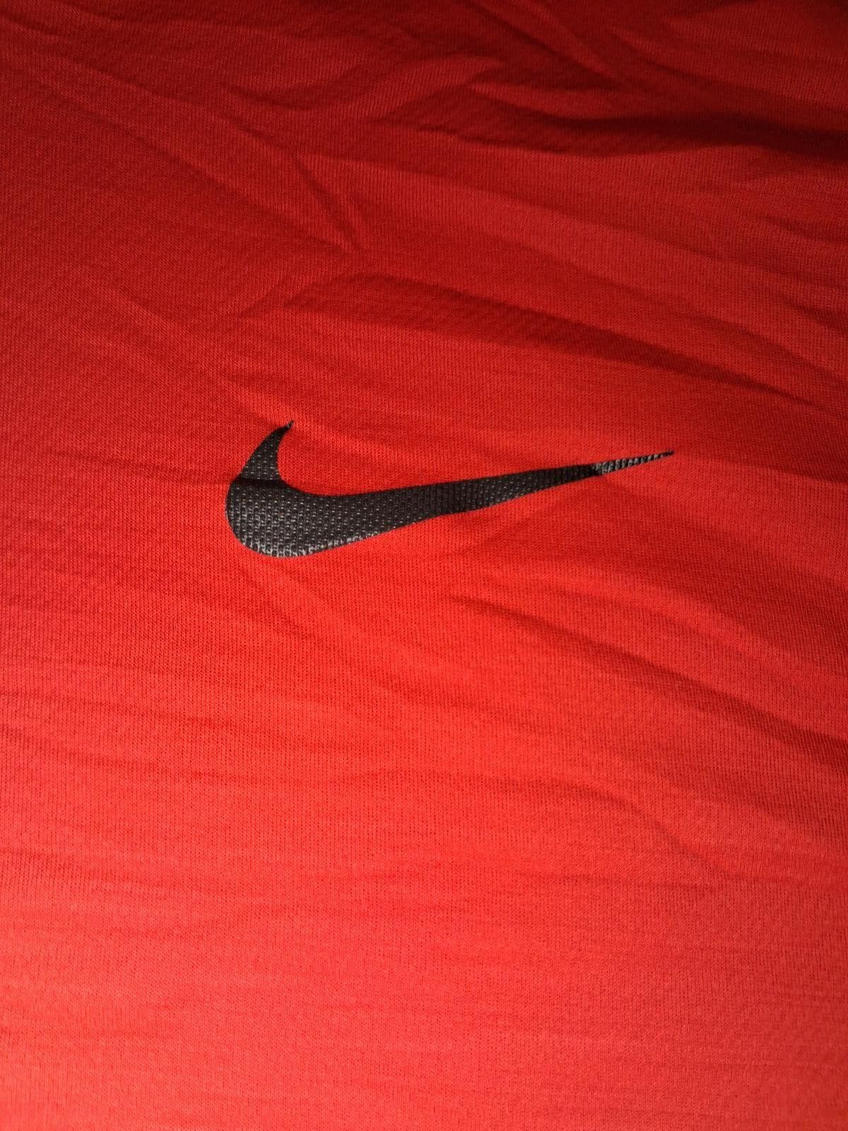 Nike VINTAGE Nike Dri Fit Quarter Zip Pullover Sweater XXL Red Size ONE SIZE - 3 Thumbnail