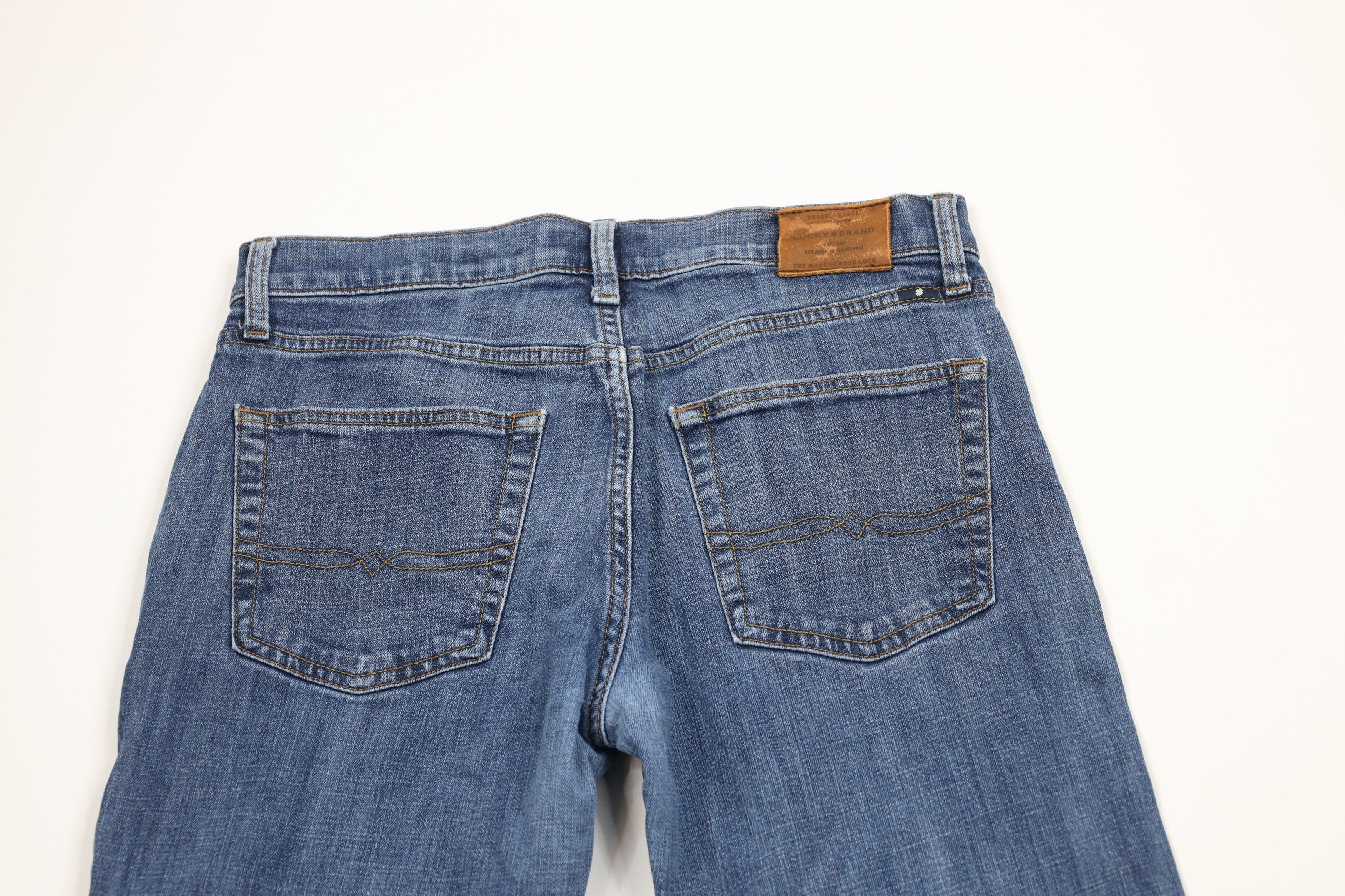 Lucky Brand × Vintage Vintage Y2K Lucky Brand Jeans Straight Leg Denim Jeans Blue Size US 32 / EU 48 - 13 Thumbnail