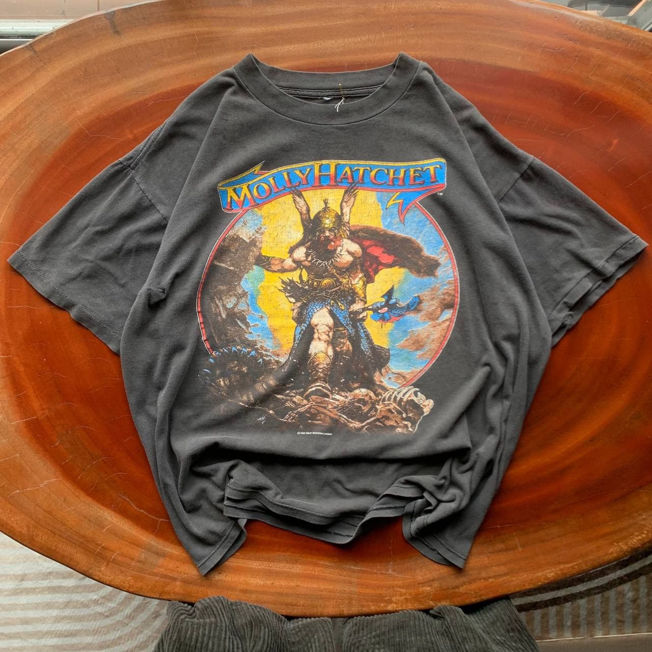 Band Tees Vintage Molly Hatchet 1988 “ Hell Yeah” Grunge Band Tee Size US XL / EU 56 / 4 - 1 Thumbnail
