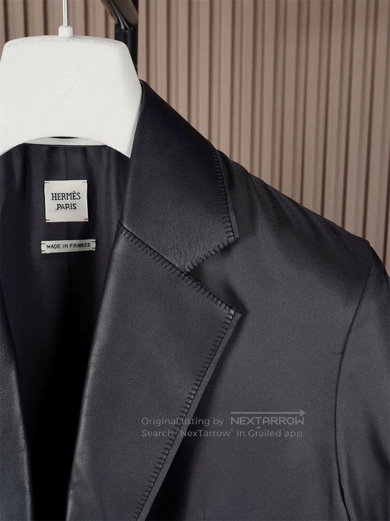 Other Hermes Silk and Leather Jacket Size XS / US 0-2 / IT 36-38 - 8 Thumbnail