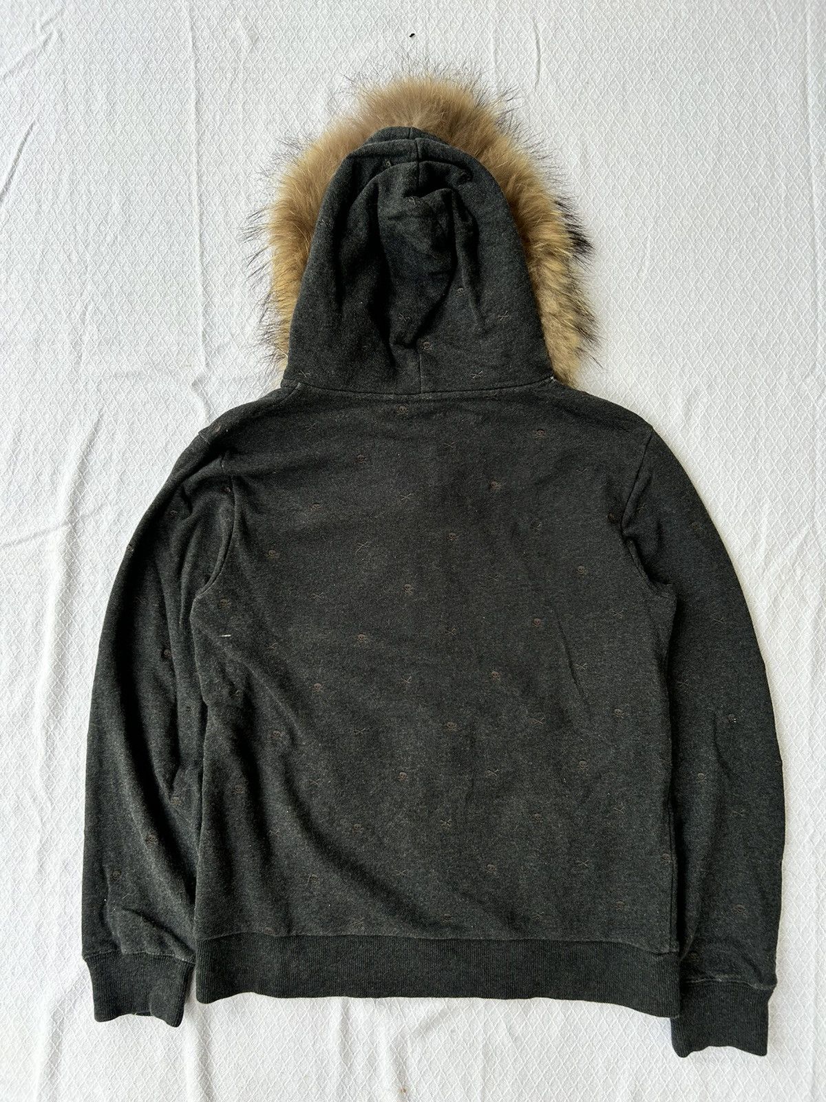 If Six Was Nine 💸BINDINGOFFER💸Fur zip hoodie shaggy skull style lgb Size US M / EU 48-50 / 2 - 2 Thumbnail