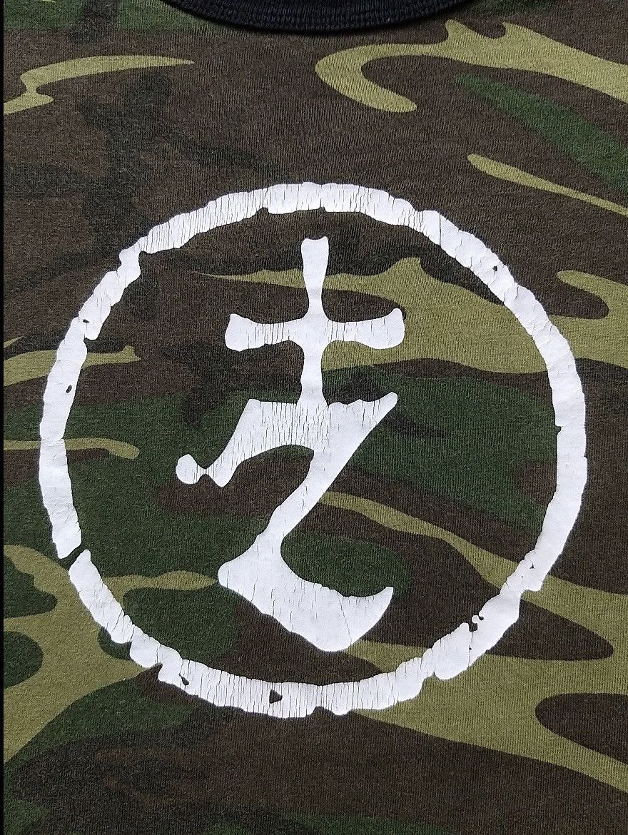 SICK🔥VINTAGE Y2K ZAO AMERICAN METALCORE BAND CAMO T SHIRT