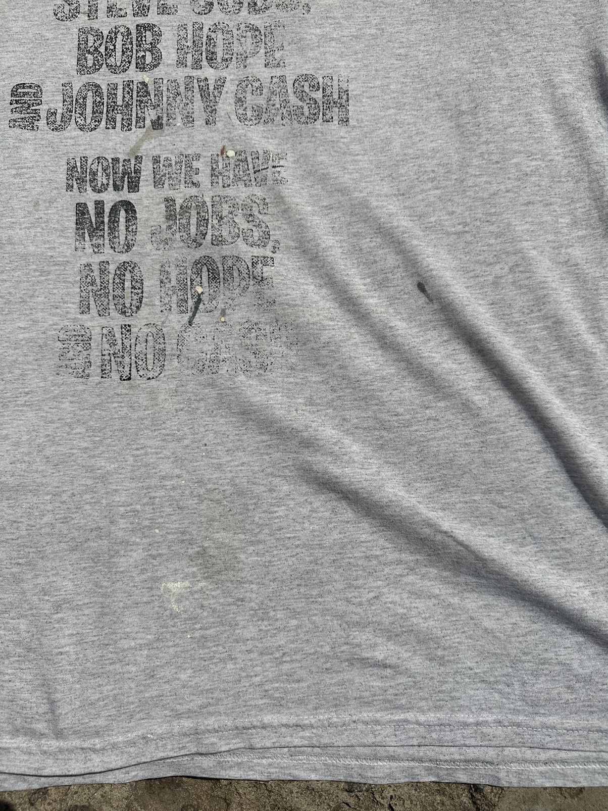 Vintage Vintage 00s Steve Jobs Bob Hope Johnny Cash Art T-Shirt Size US XXL / EU 58 / 5 - 5 Thumbnail