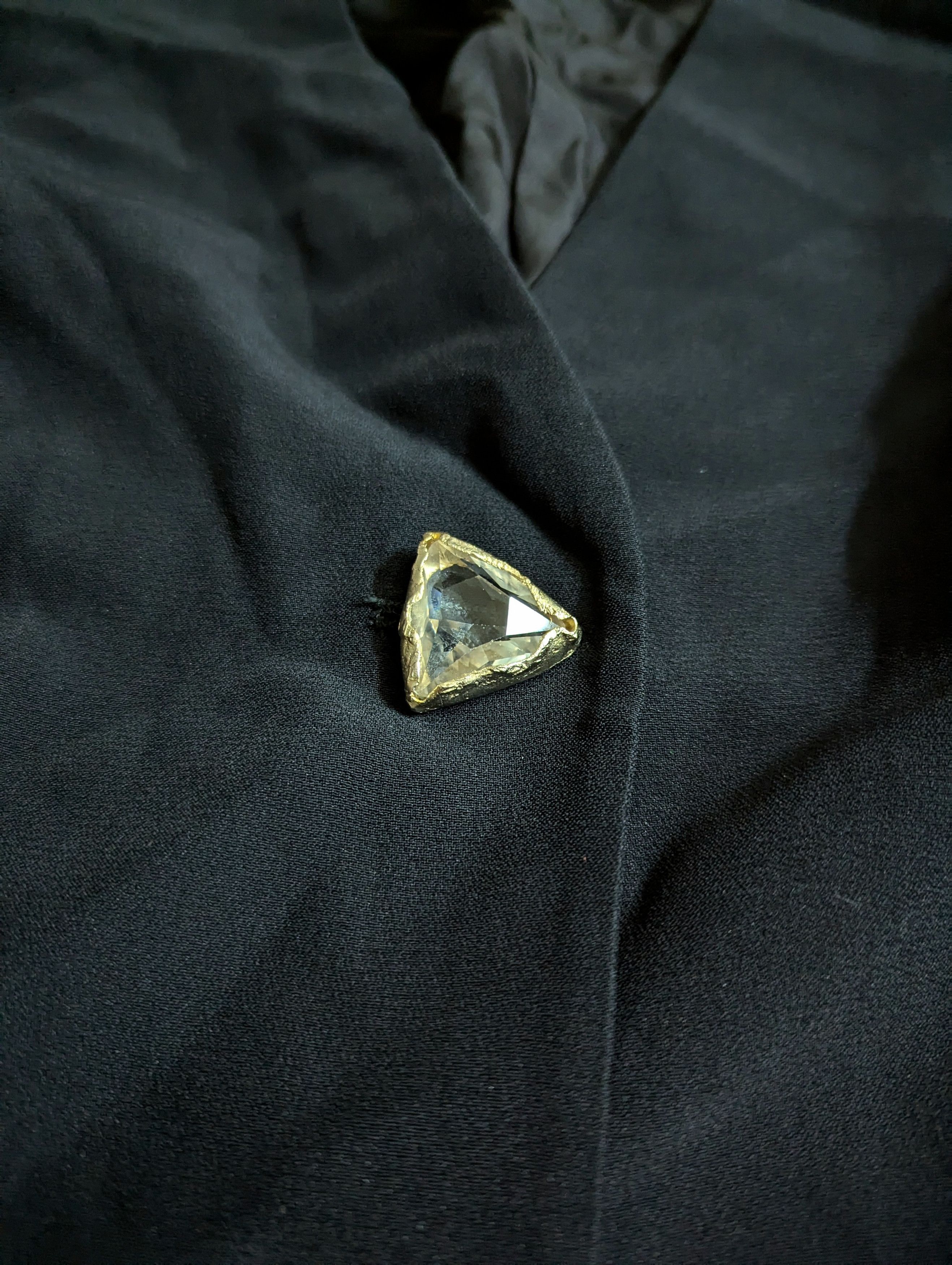 20471120 00s Mimmina Gemstone Details Light Blazer Jacket Size M / US 6-8 / IT 42-44 - 3 Thumbnail