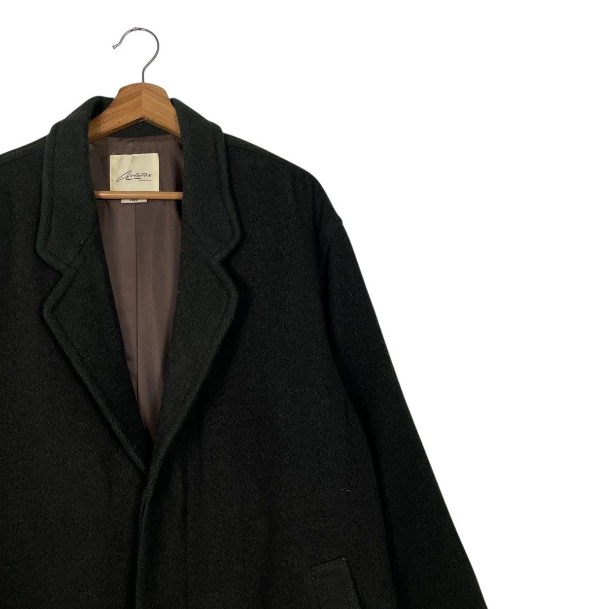 Japanese Brand S. Yoshihiko Arbatax Wool Overcoat Size US XL / EU 56 / 4 - 6 Thumbnail