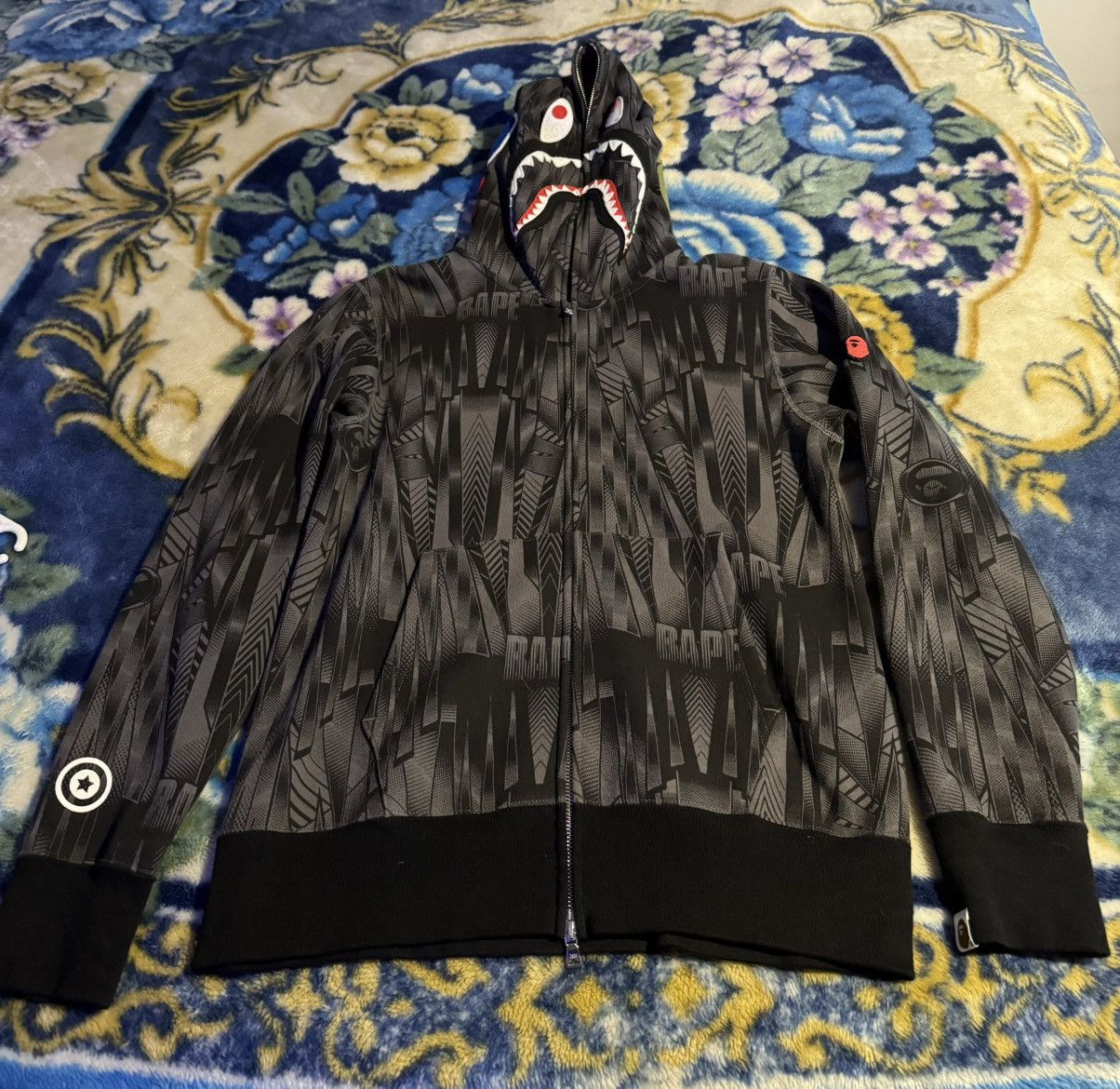 Bape Speed Racer Shark Full Zip Hoodie Size US M / EU 48-50 / 2 - 1 Thumbnail