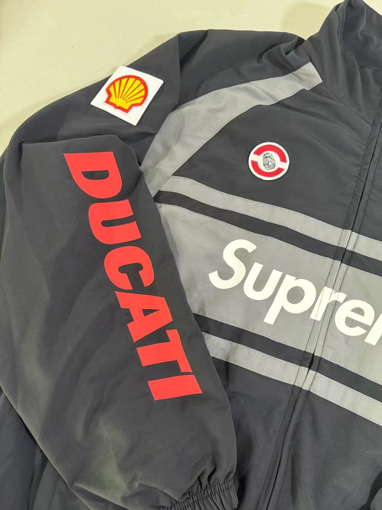 Supreme x Ducati Track Jacket 'Black'