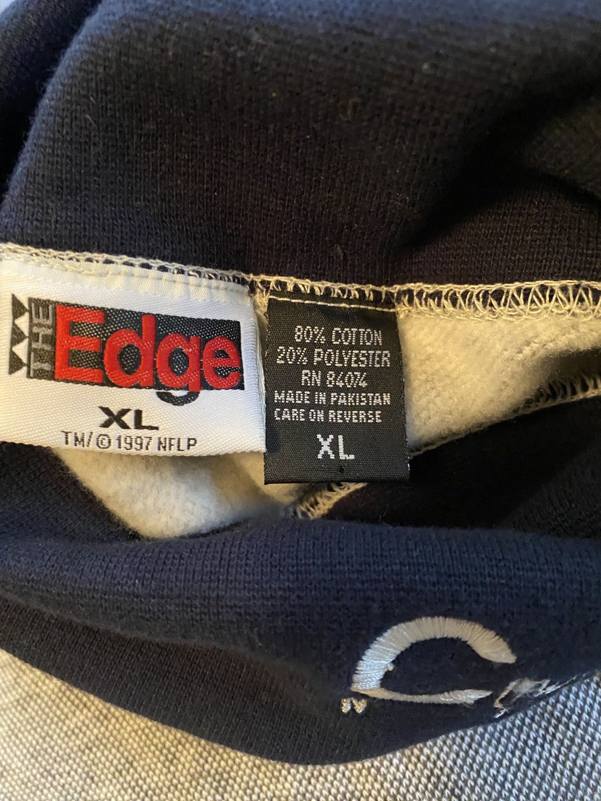 NFL × Vintage Vintage 1997 Dallas Cowboys Textured Turtleneck Sweatshirt Size US XL / EU 56 / 4 - 8 Thumbnail