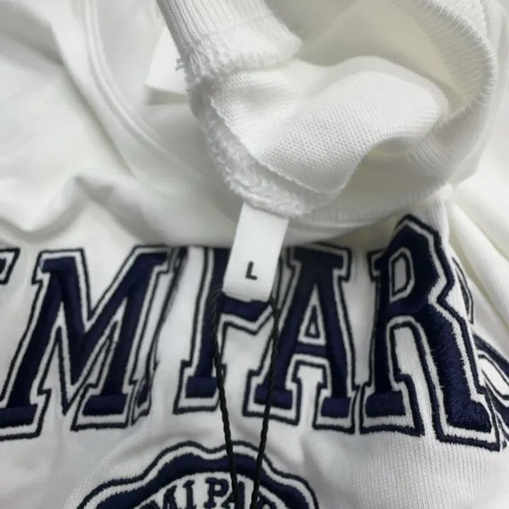 AMI AMIPARIS Letter Logo Short Sleeve Crop T-shirt -2507 Size L / US 10 / IT 46 - 5 Thumbnail