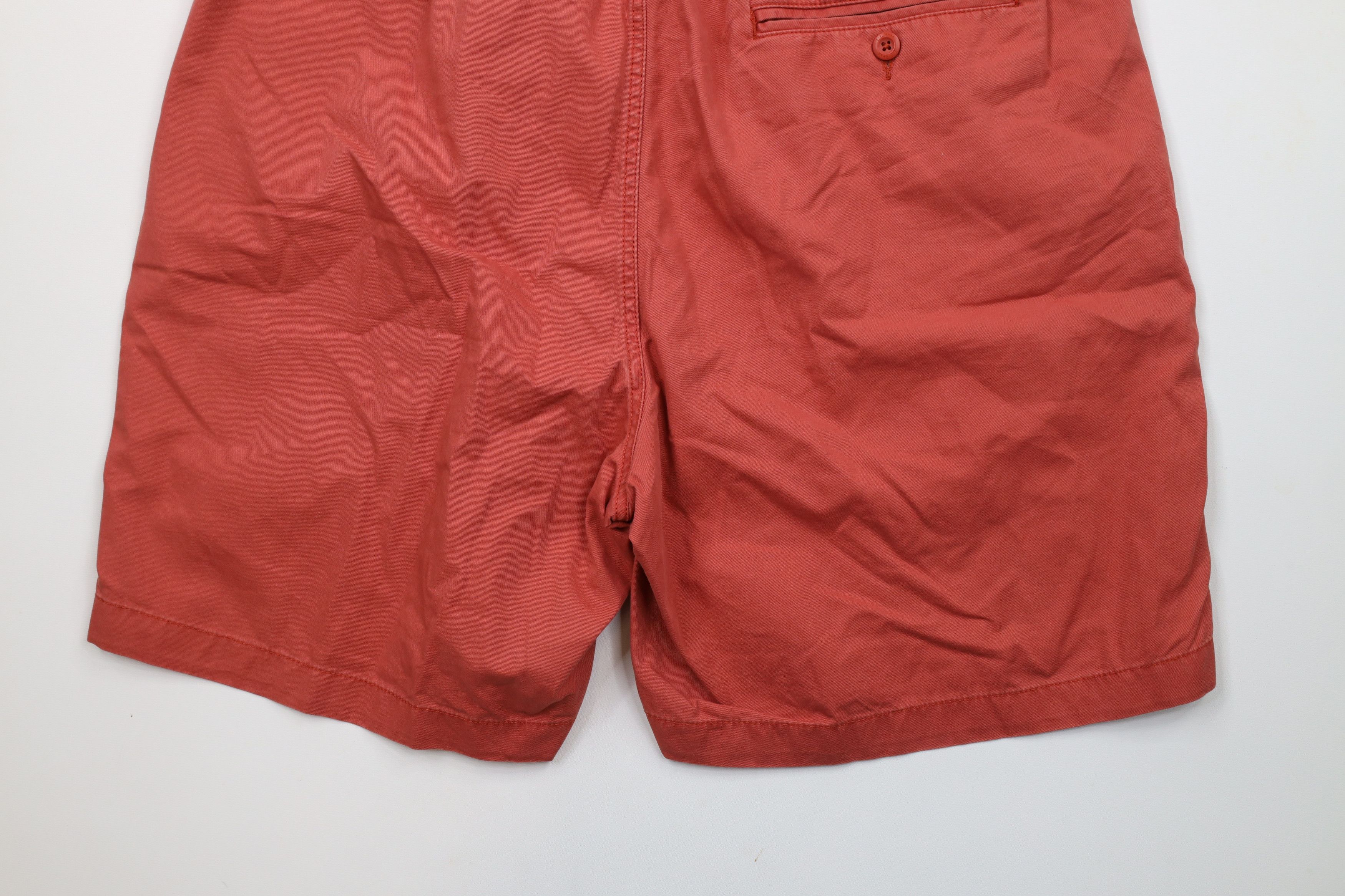 L.L. Bean × Vintage Vintage LL Bean Blank Organic Cotton Above Knee Shorts Red Size US 36 / EU 52 - 10 Thumbnail