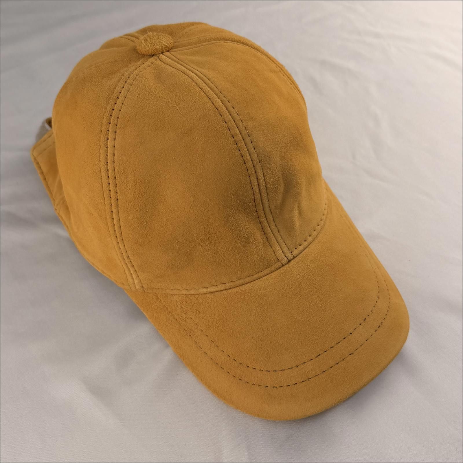 Other Premium Suede Baseball Cap - Vibrant Orange - Brand New 060 Size ONE SIZE - 4 Thumbnail