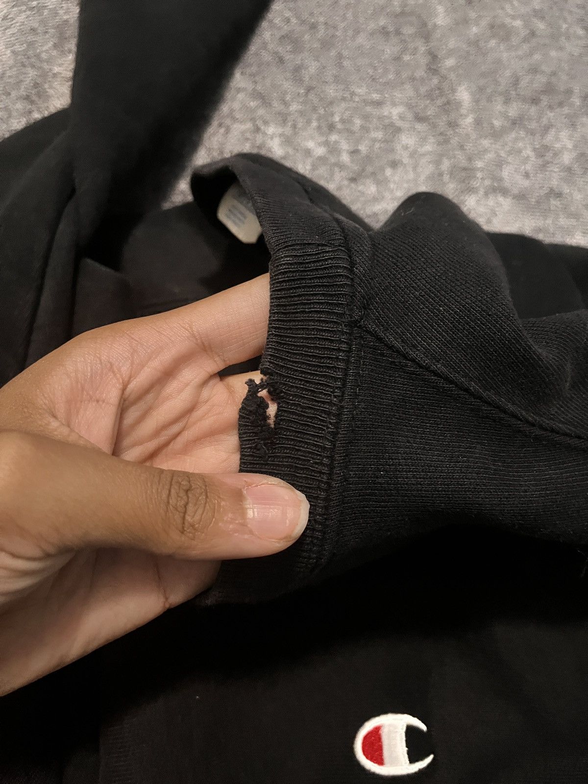 Champion Black Champion Reverse Weave Sweatshirt- Size Medium Size US M / EU 48-50 / 2 - 6 Thumbnail